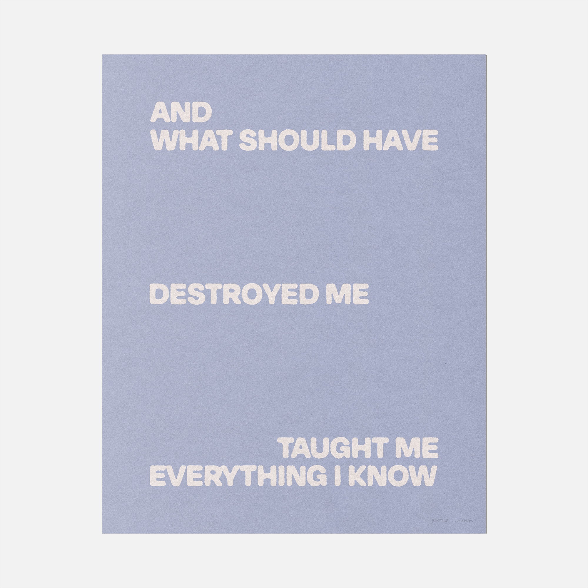 DESTROYED PRINT