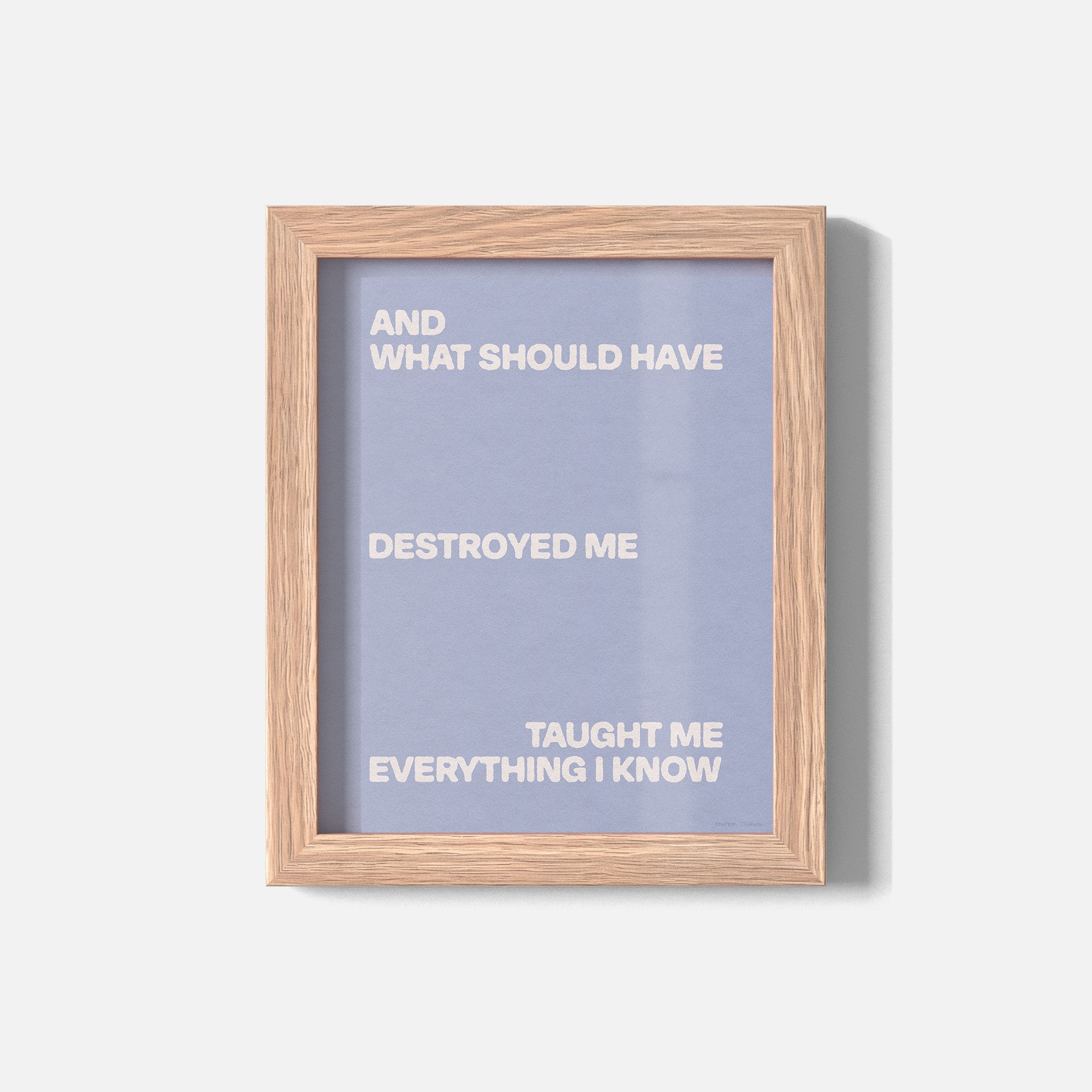 DESTROYED PRINT