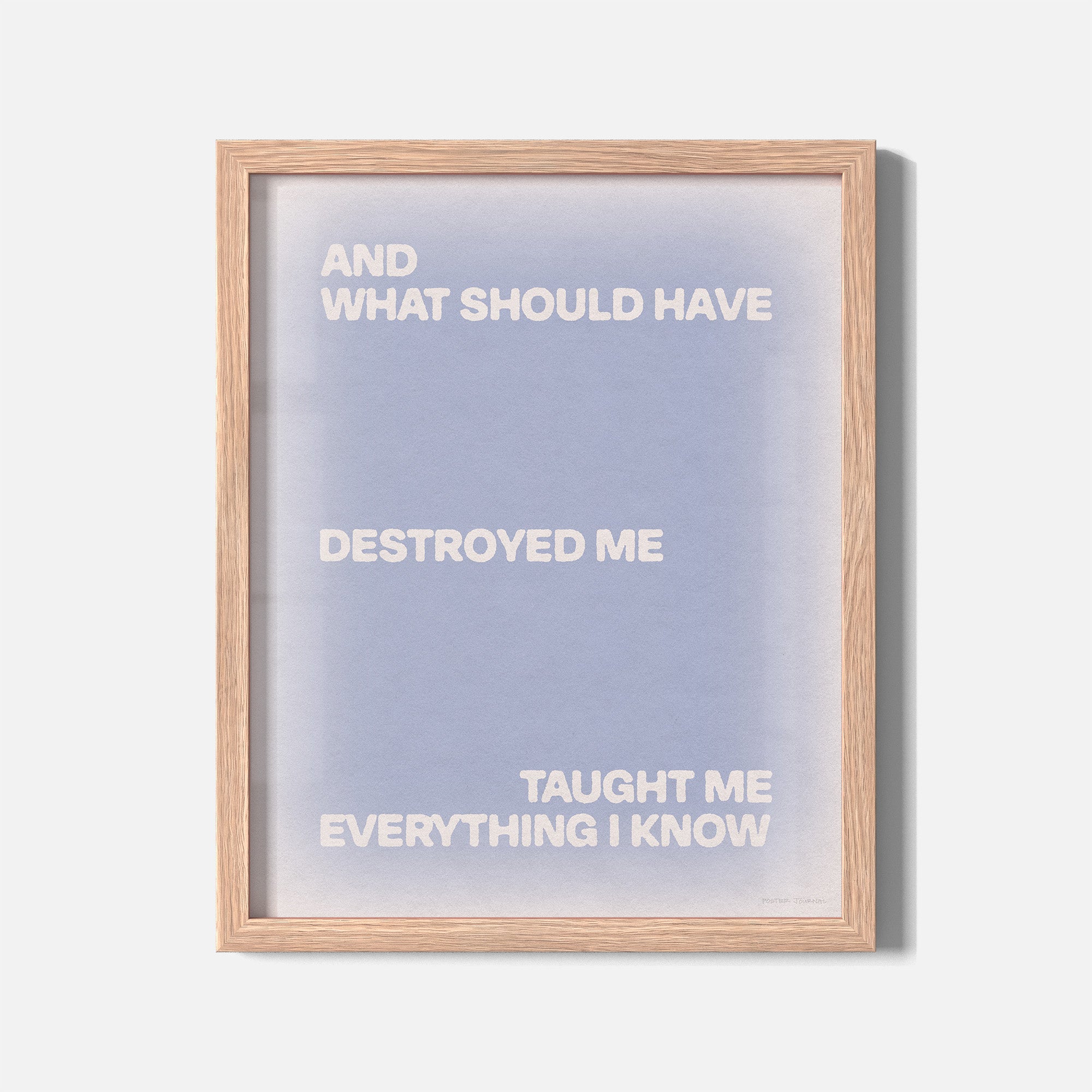 DESTROYED PRINT