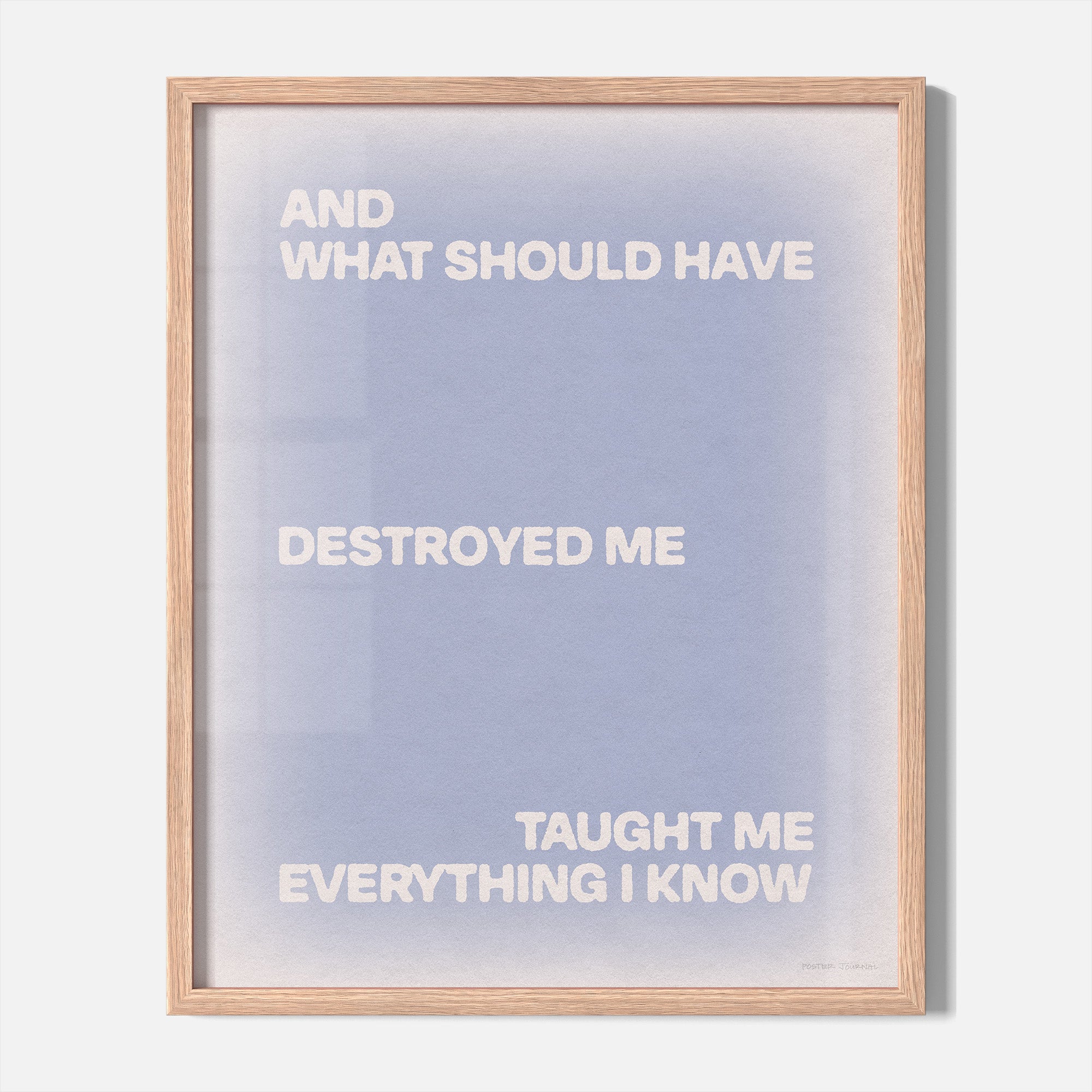 DESTROYED PRINT