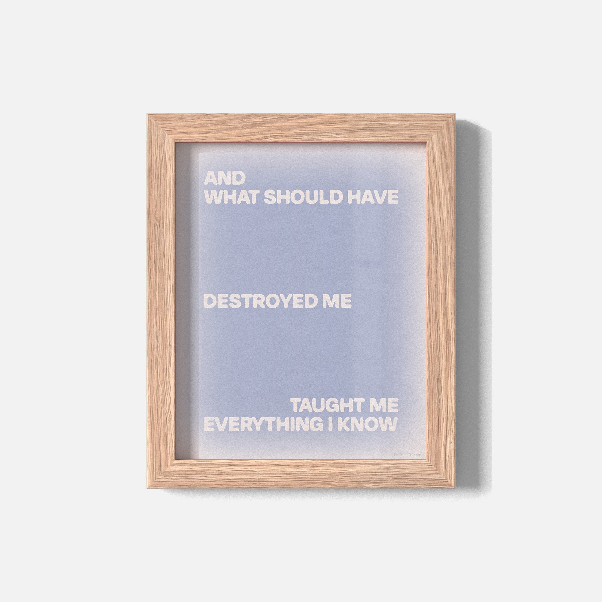 DESTROYED PRINT