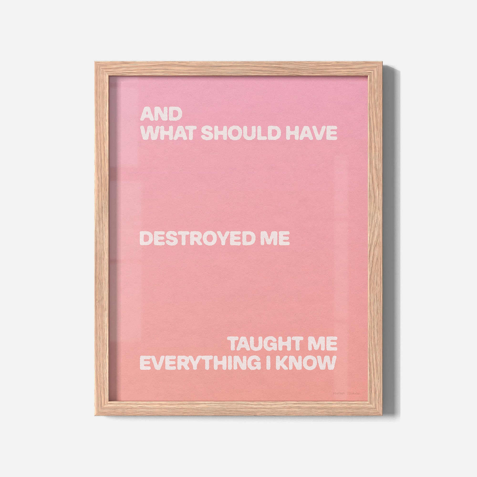 DESTROYED PRINT