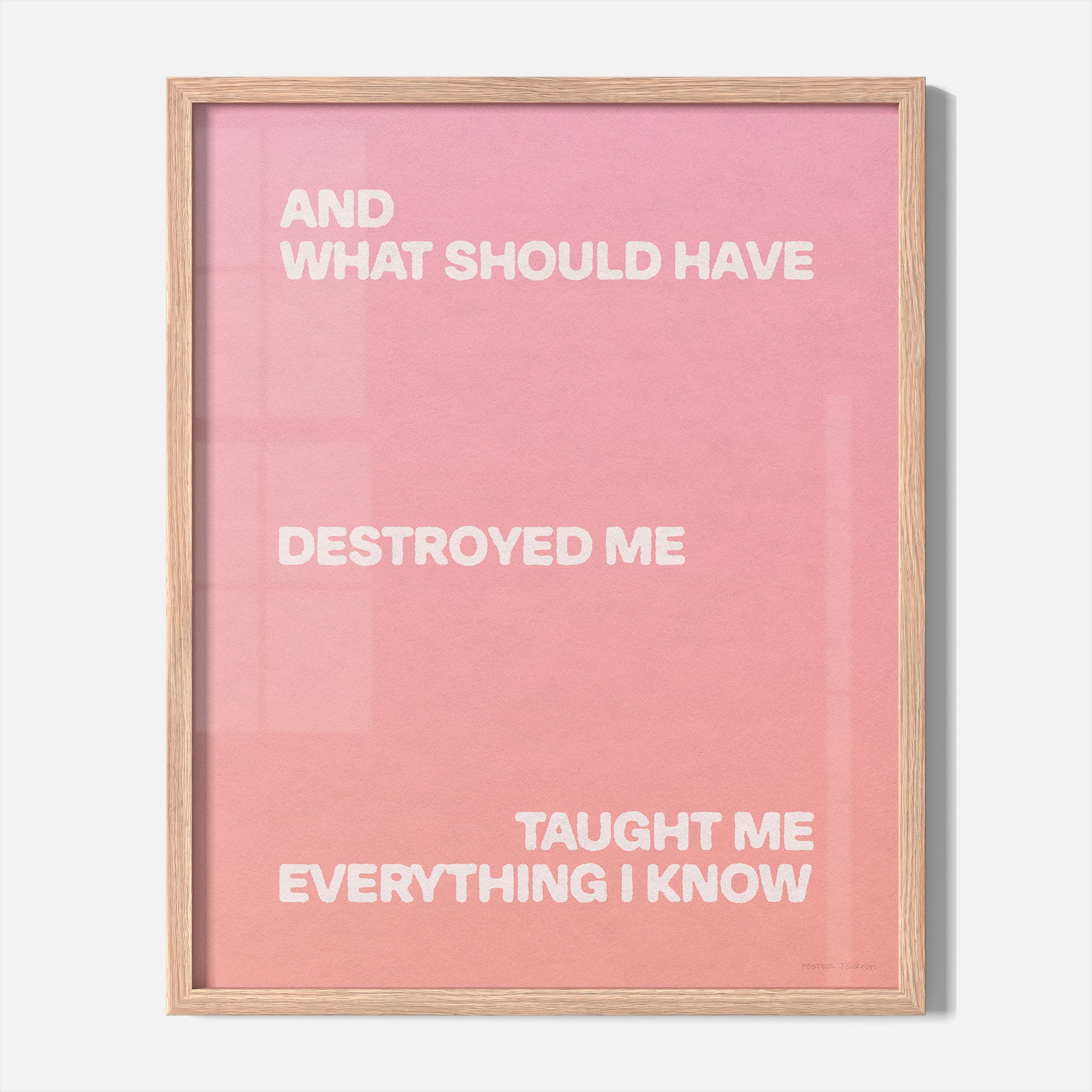 DESTROYED PRINT