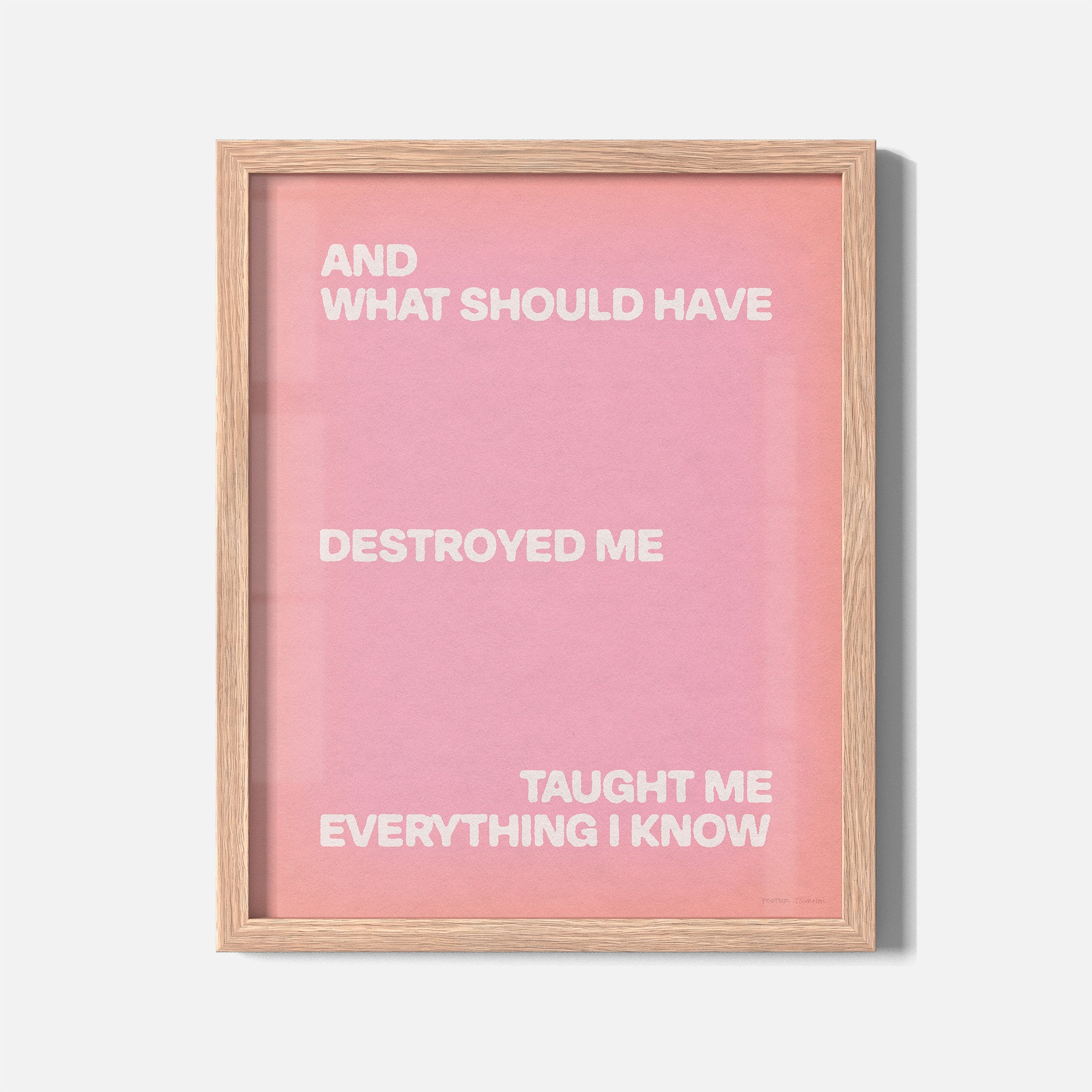 DESTROYED PRINT