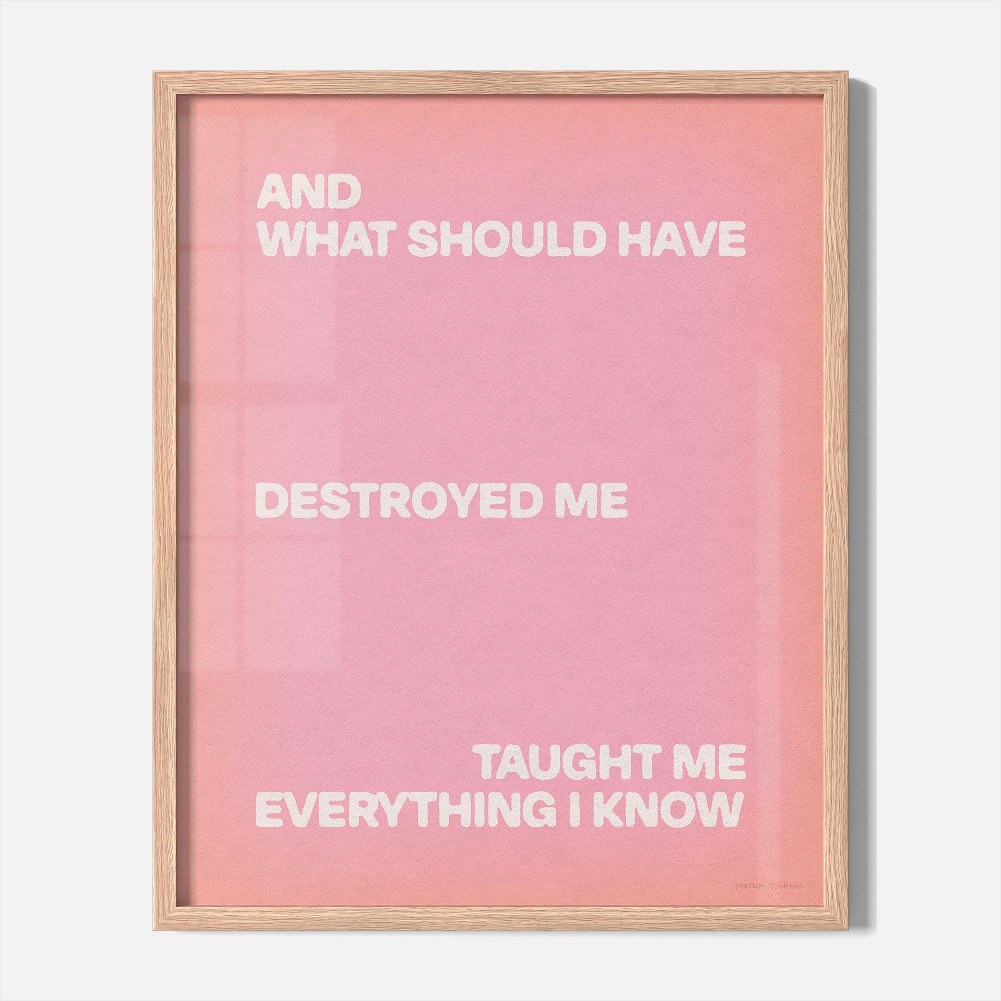 DESTROYED PRINT