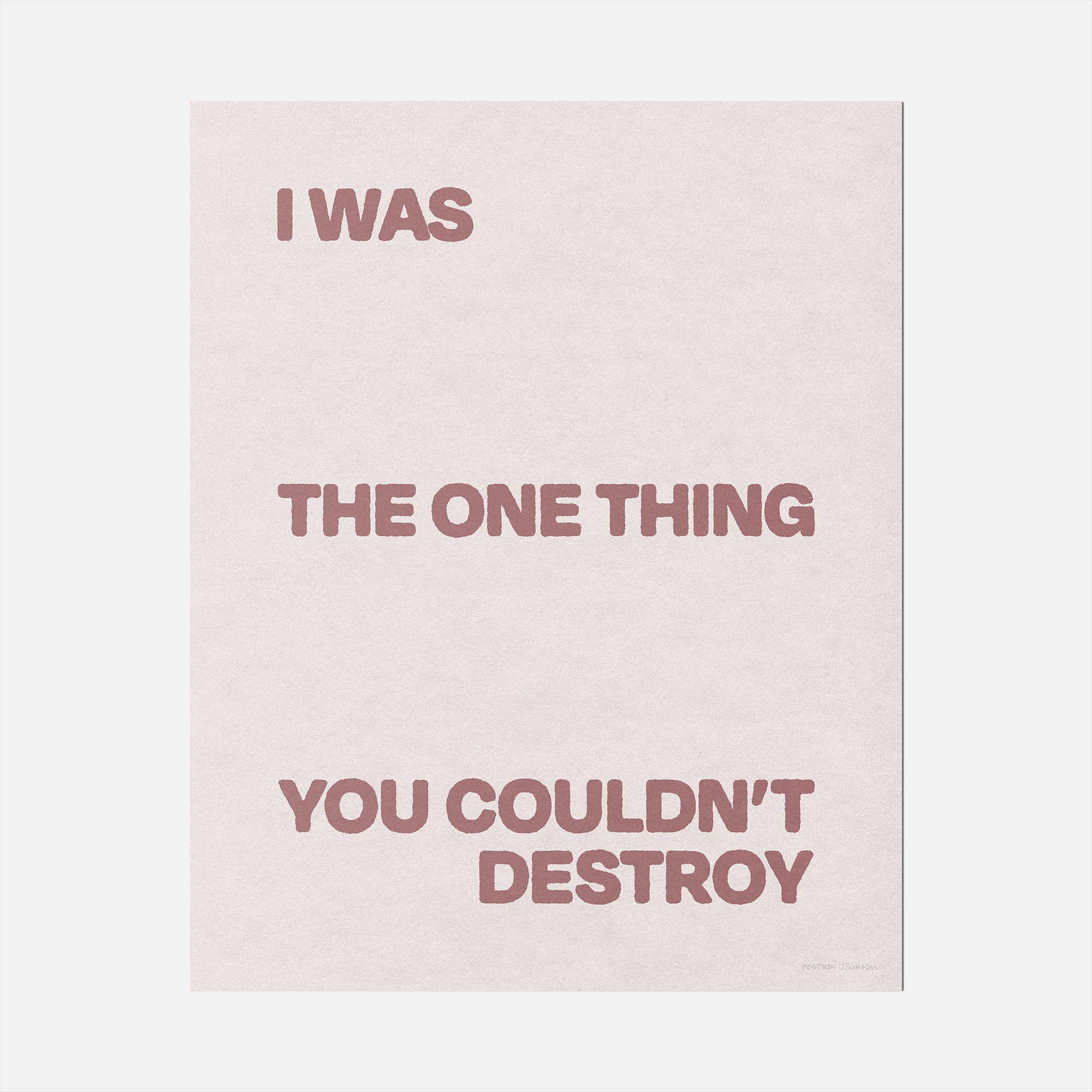 DESTROY PRINT