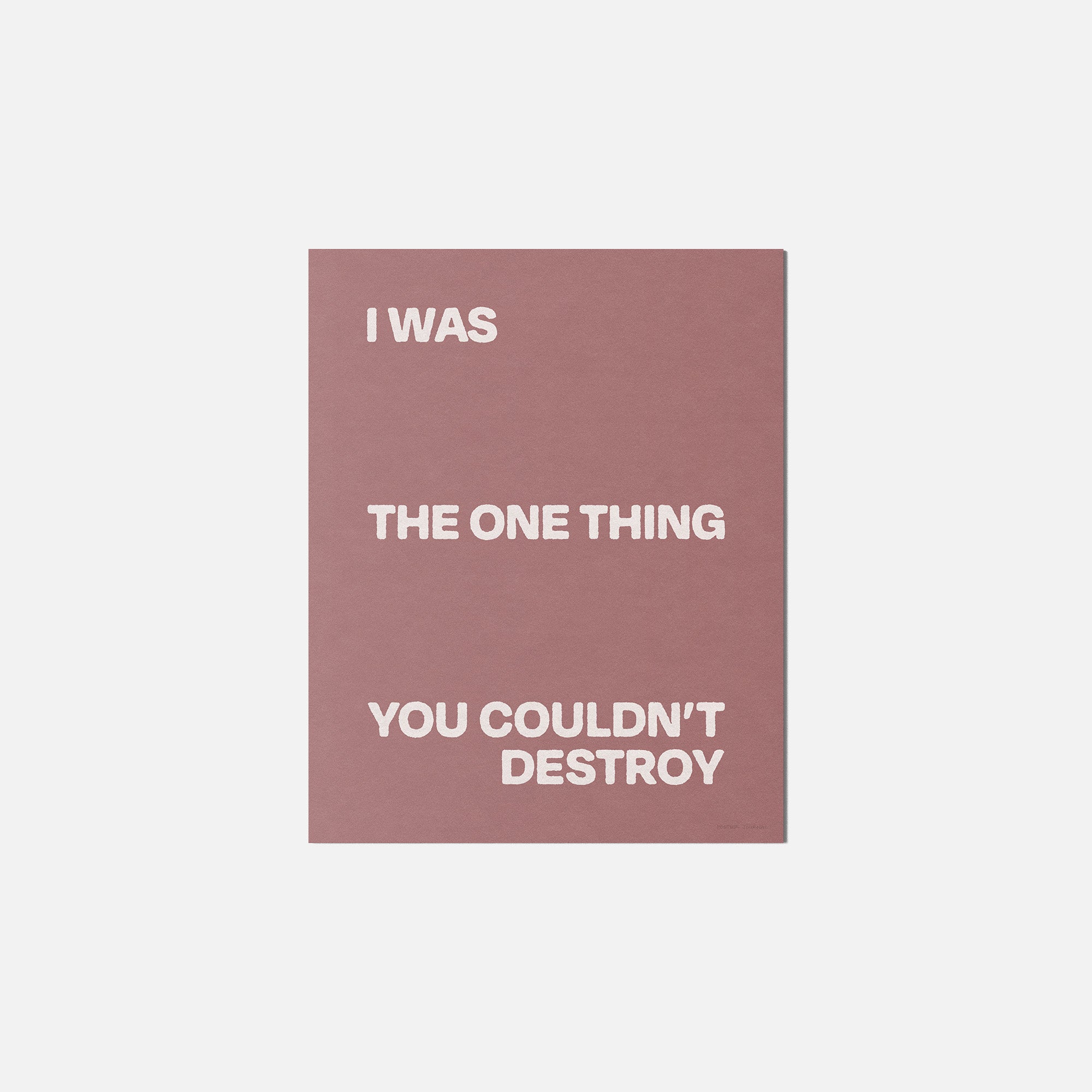 DESTROY PRINT