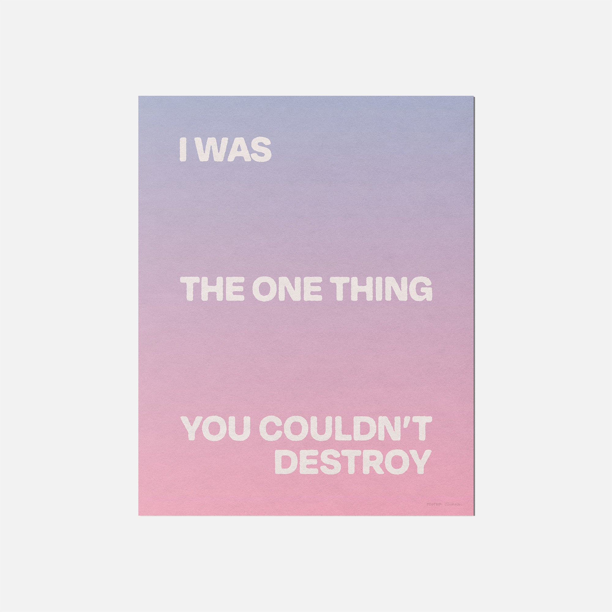 DESTROY PRINT