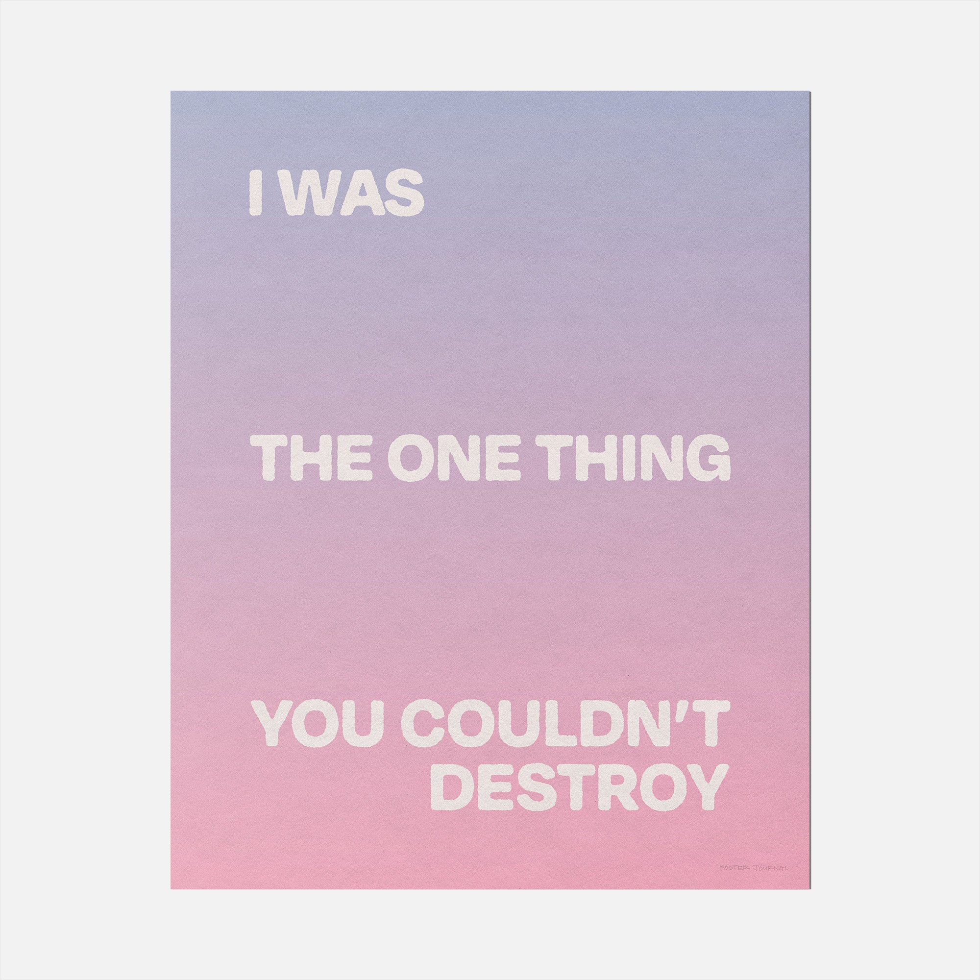 DESTROY PRINT