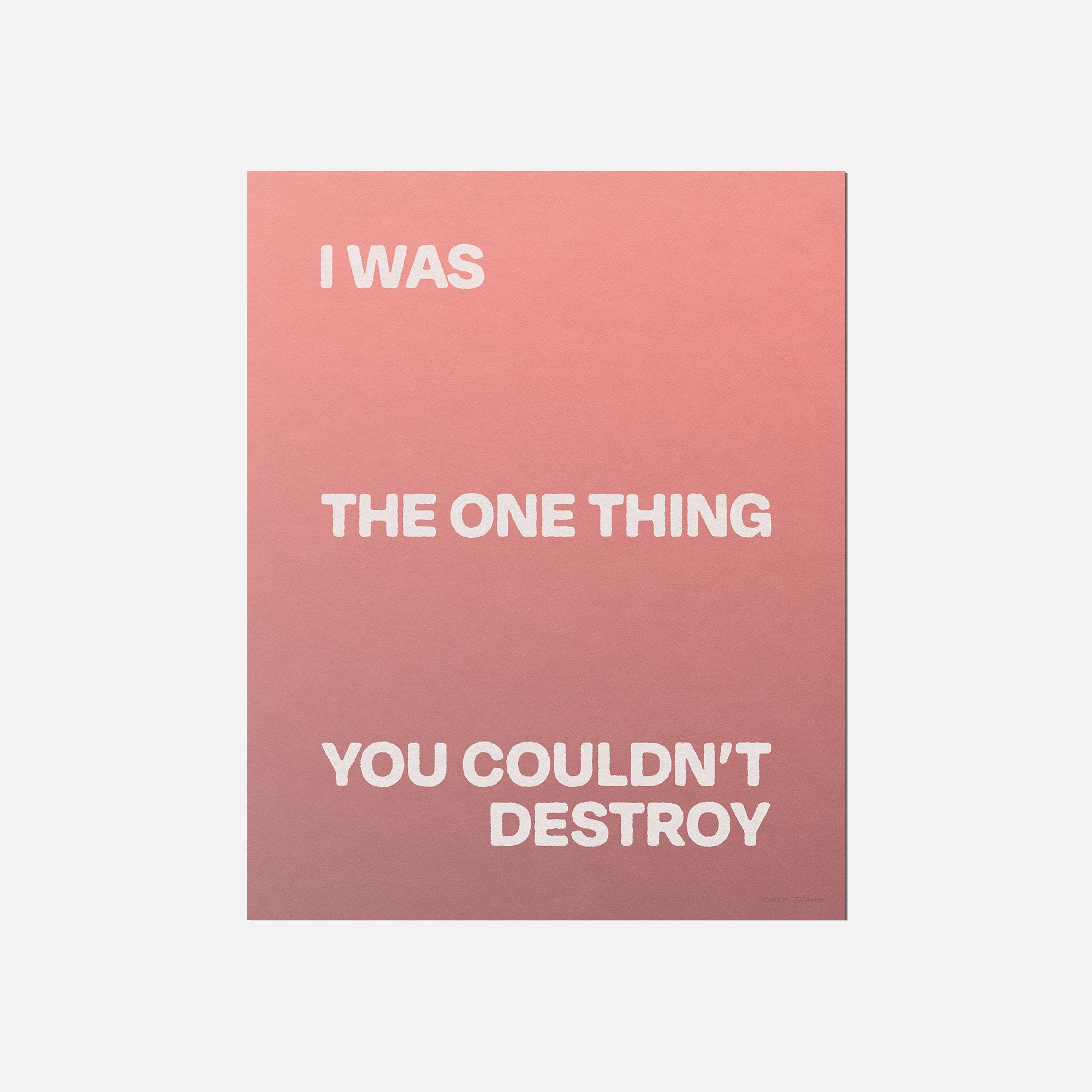 DESTROY PRINT