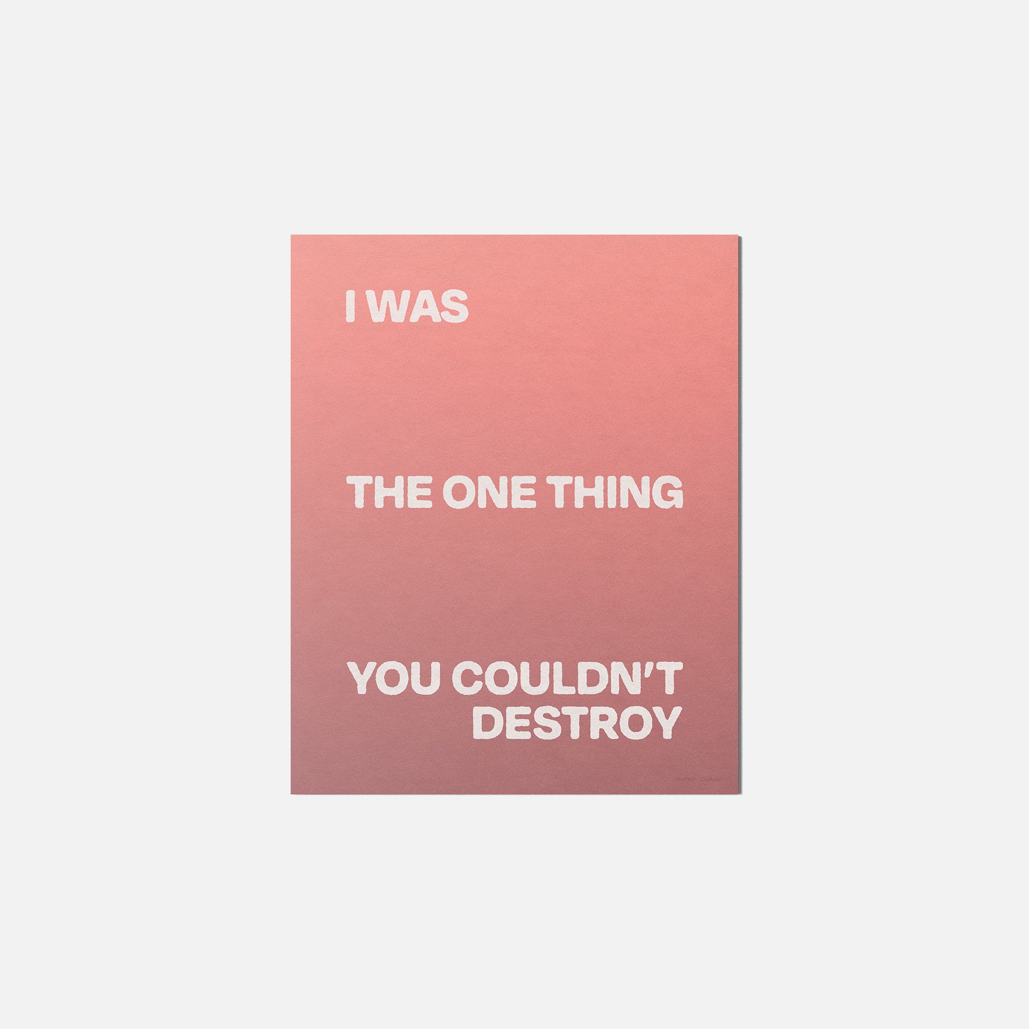 DESTROY PRINT
