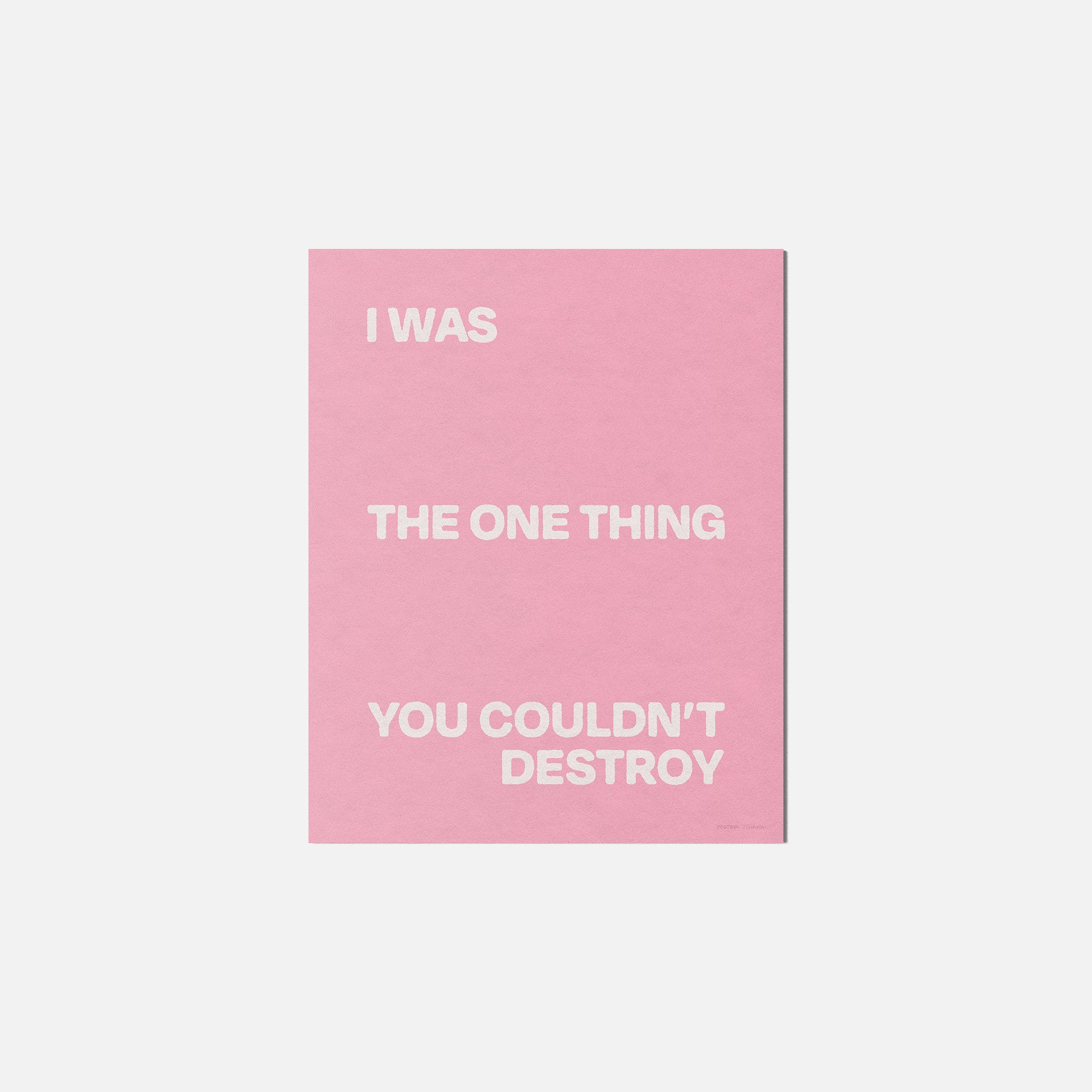 DESTROY PRINT