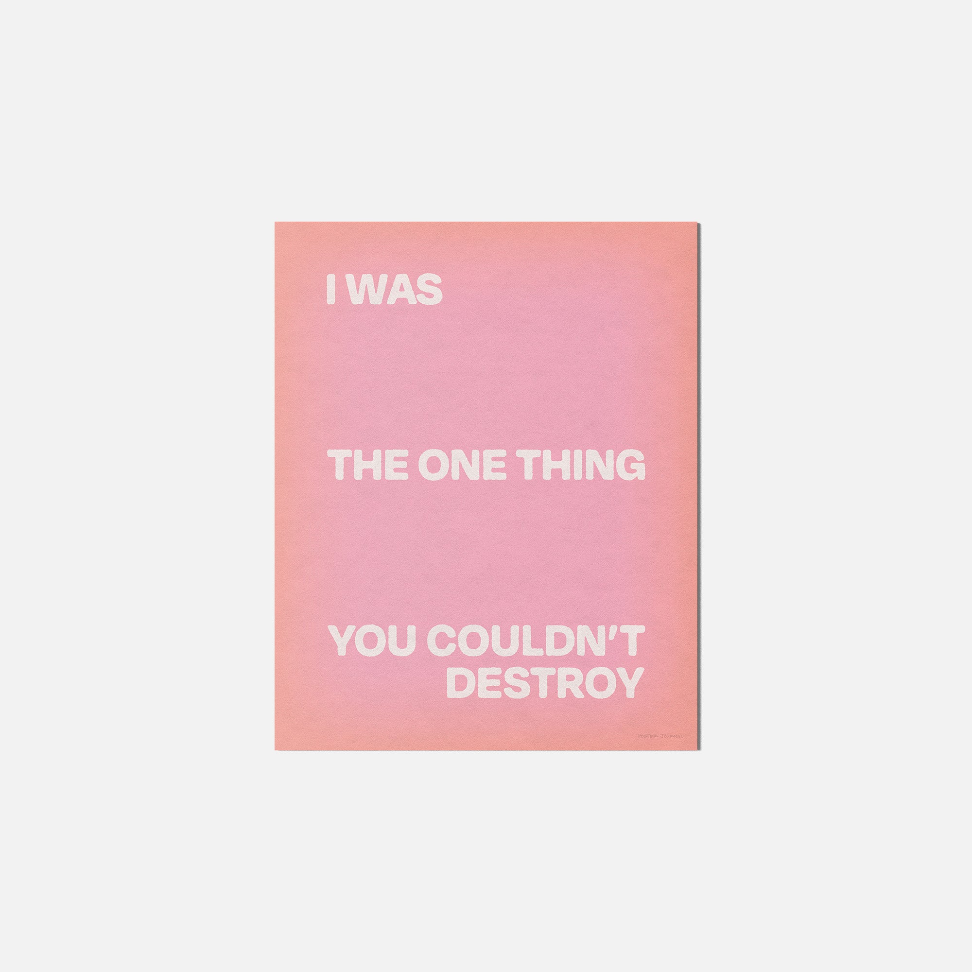 DESTROY PRINT