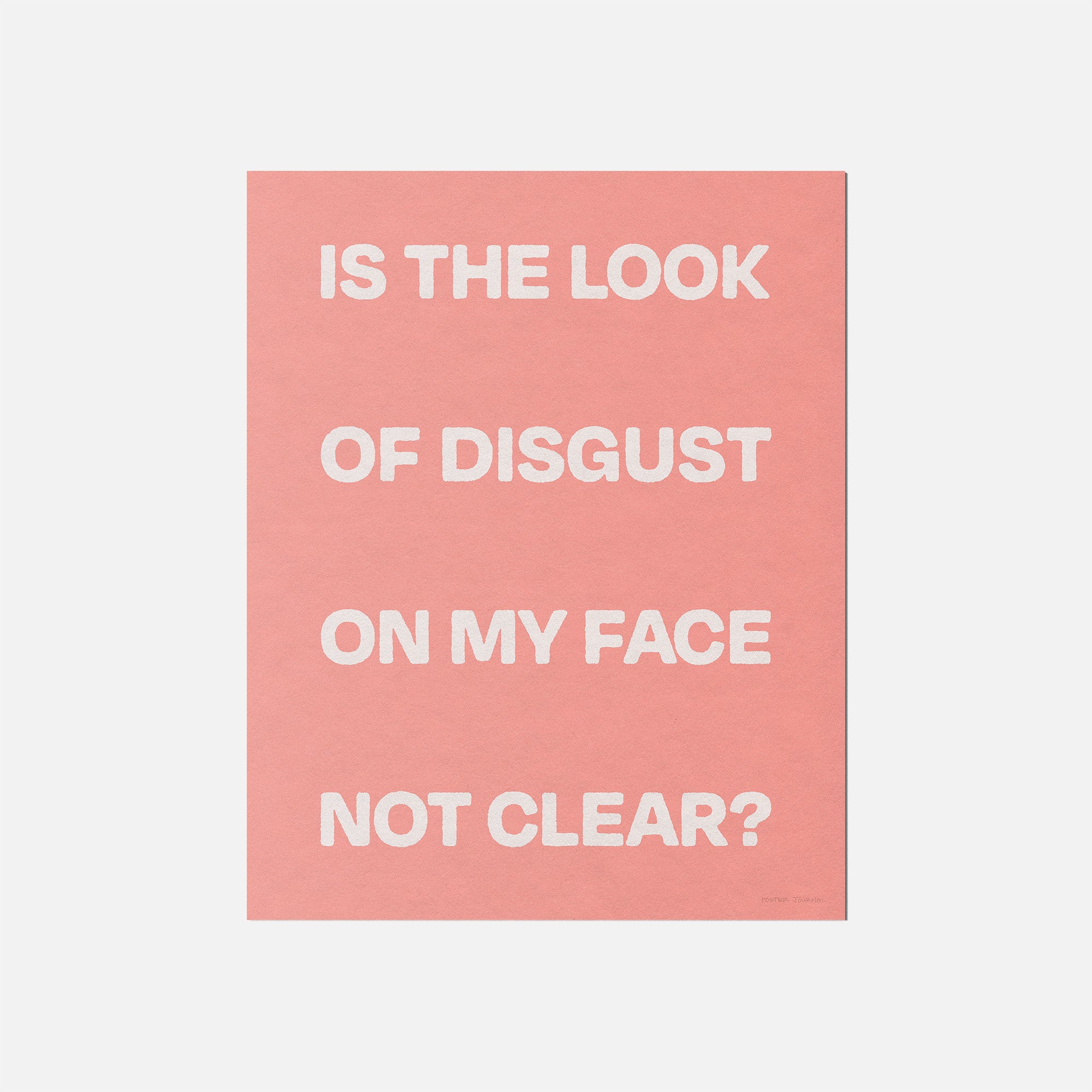 DISGUST PRINT