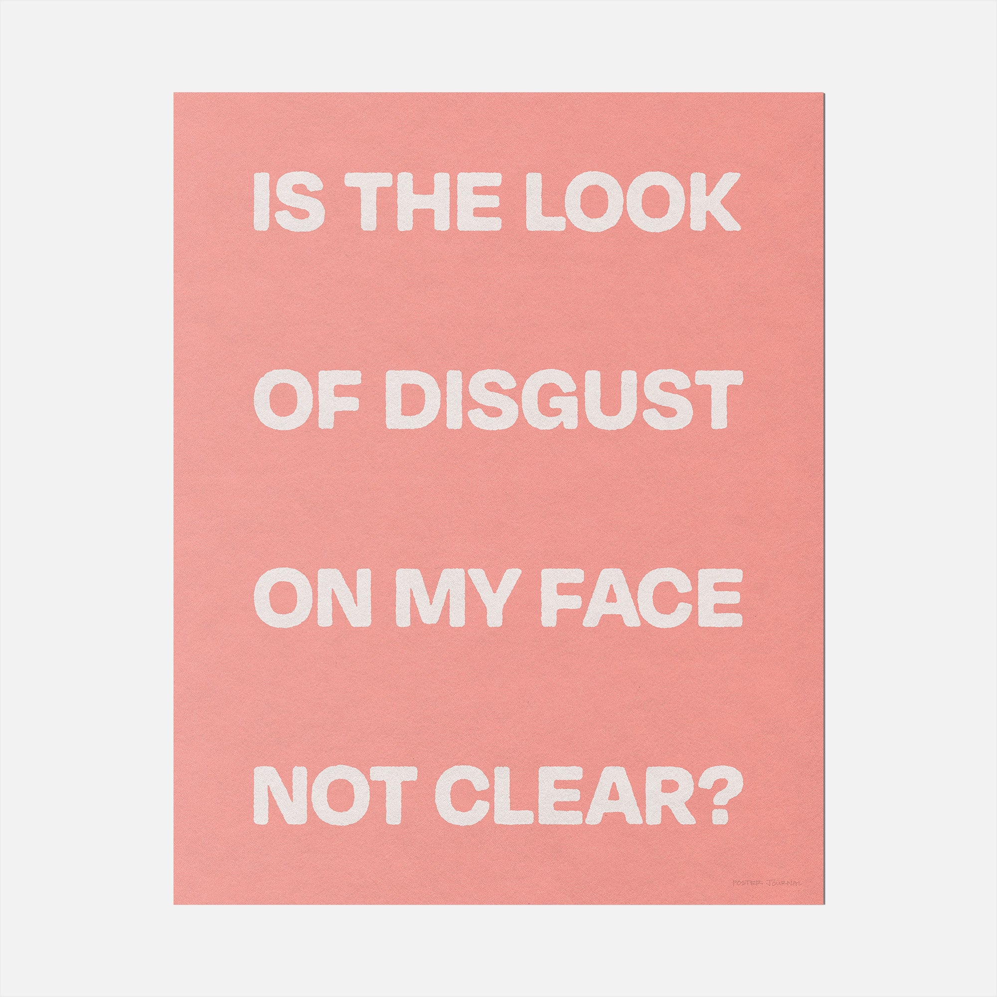 DISGUST PRINT