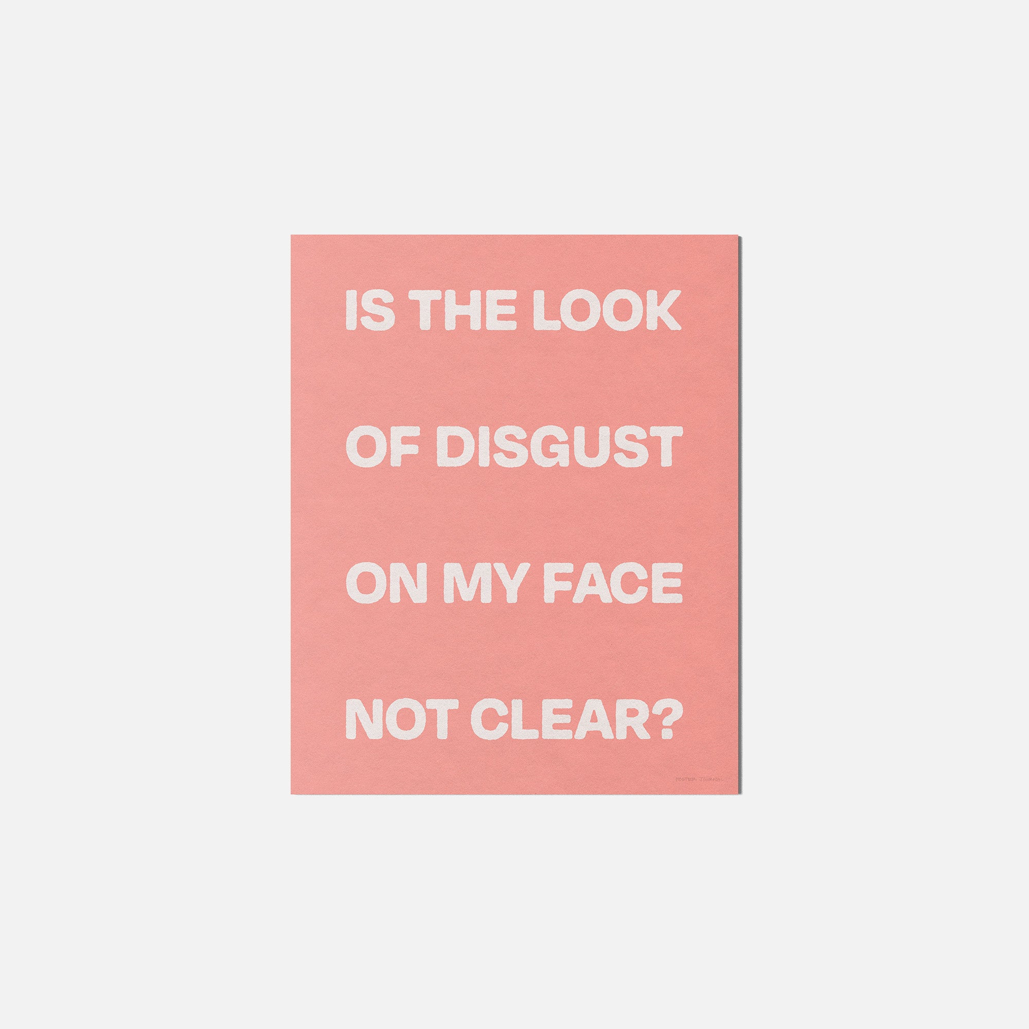 DISGUST PRINT