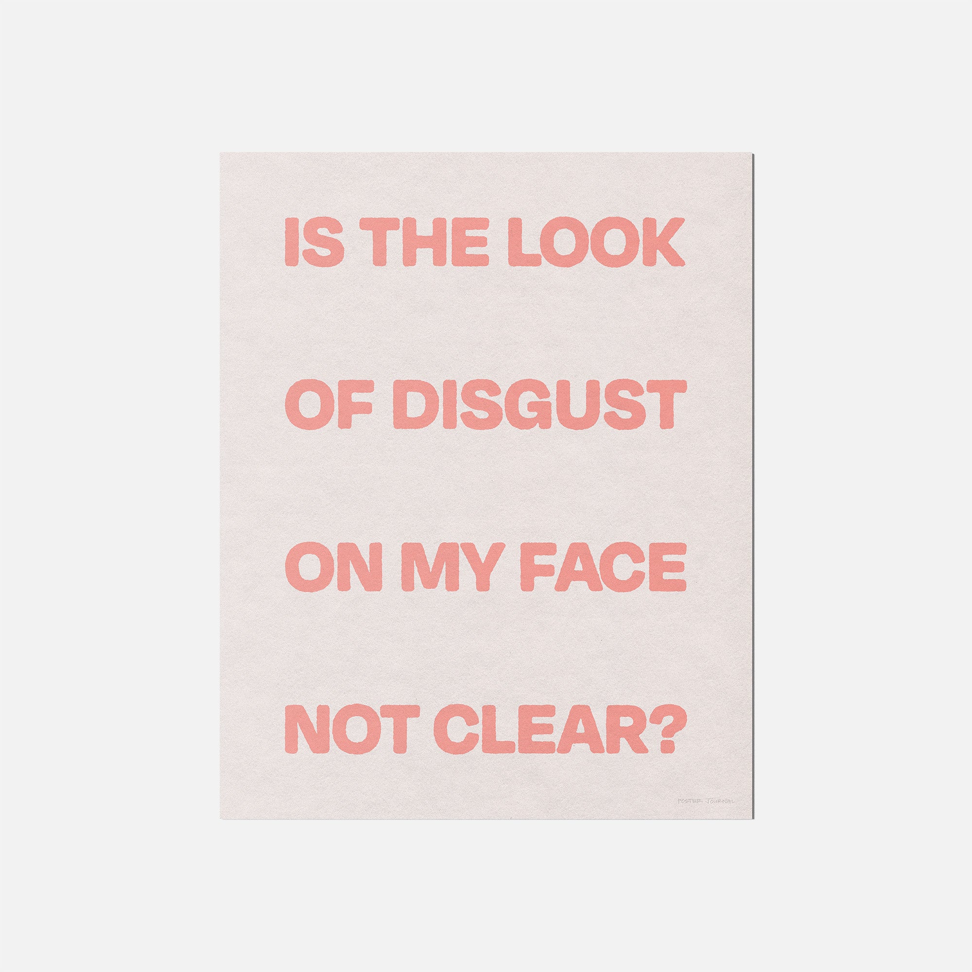 DISGUST PRINT