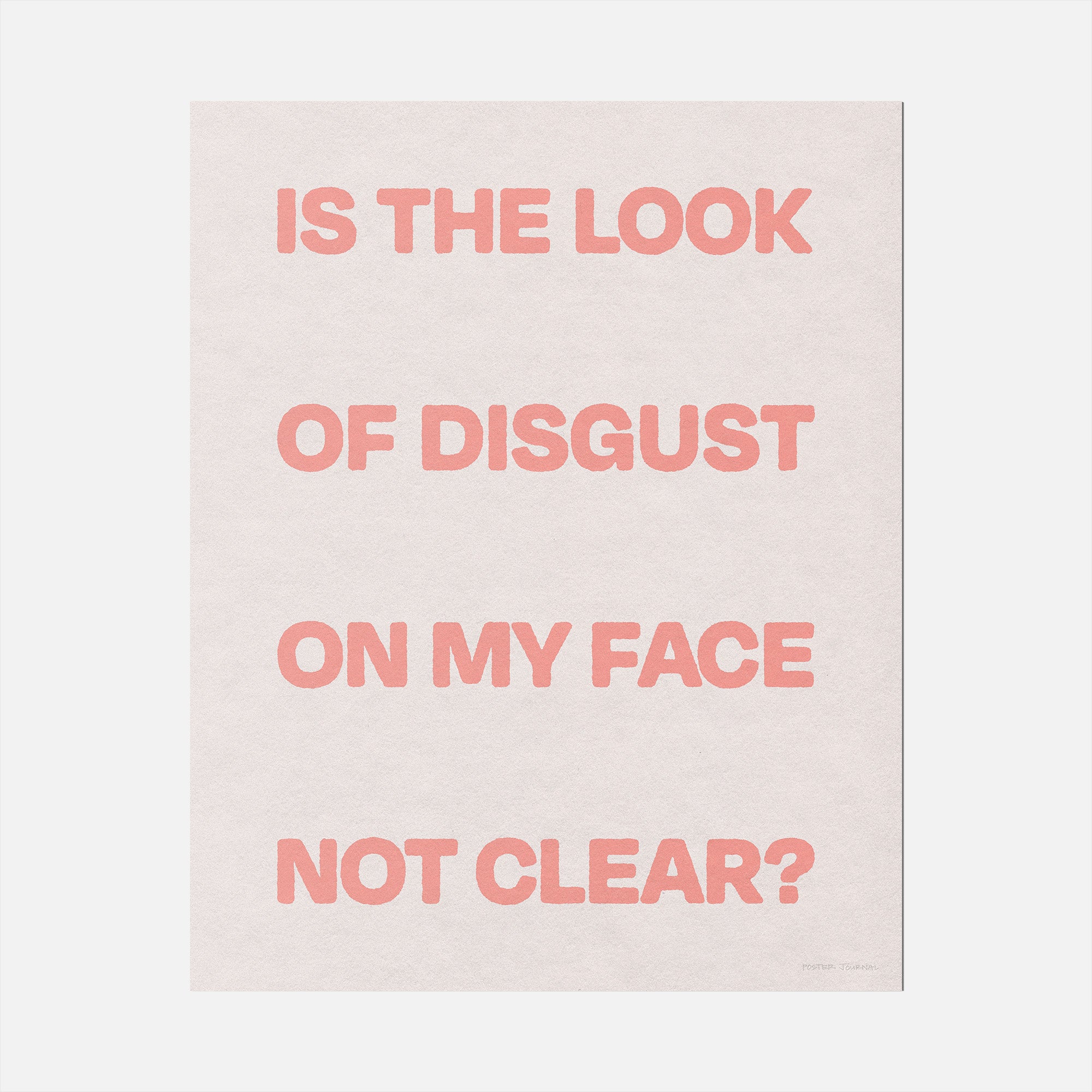 DISGUST PRINT