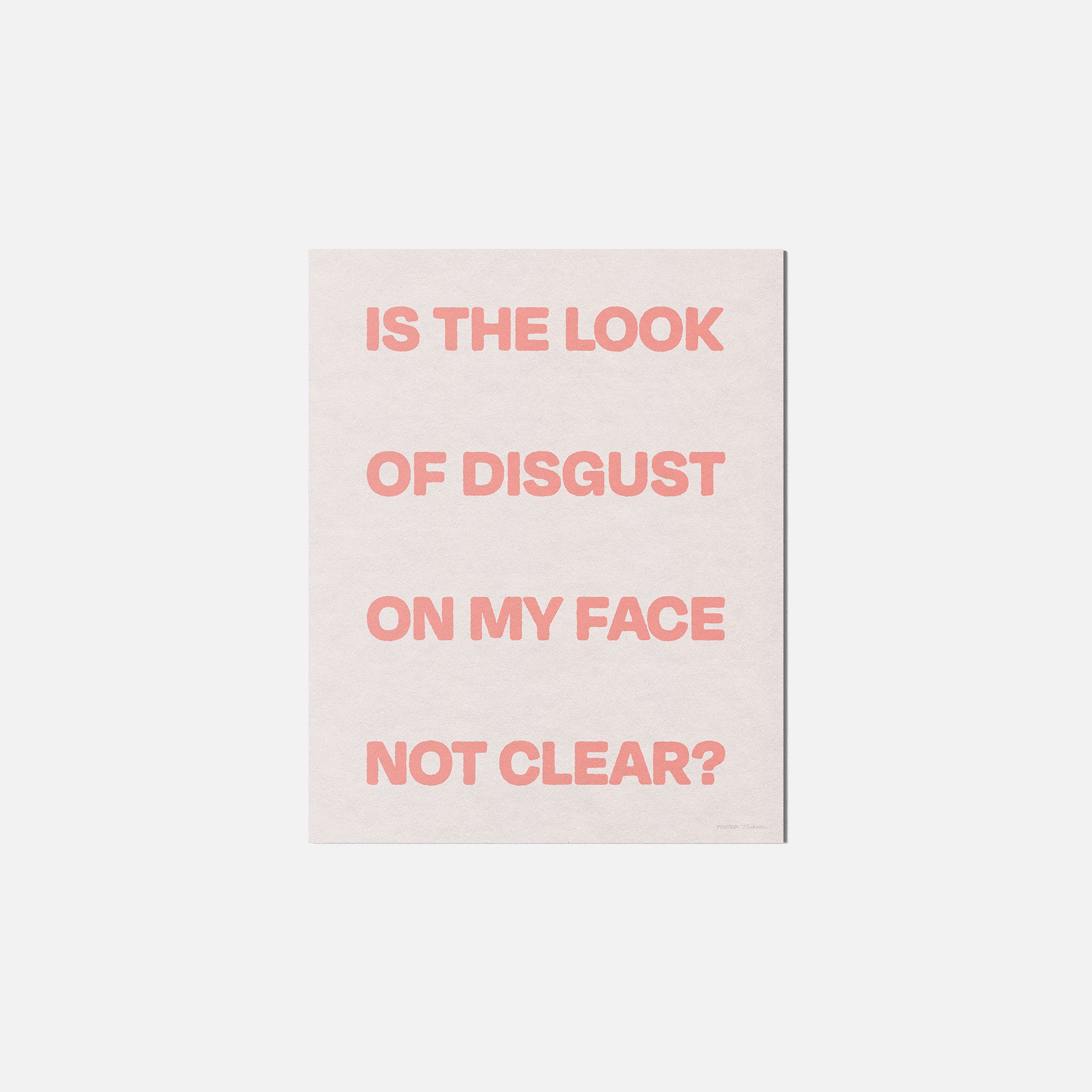 DISGUST PRINT