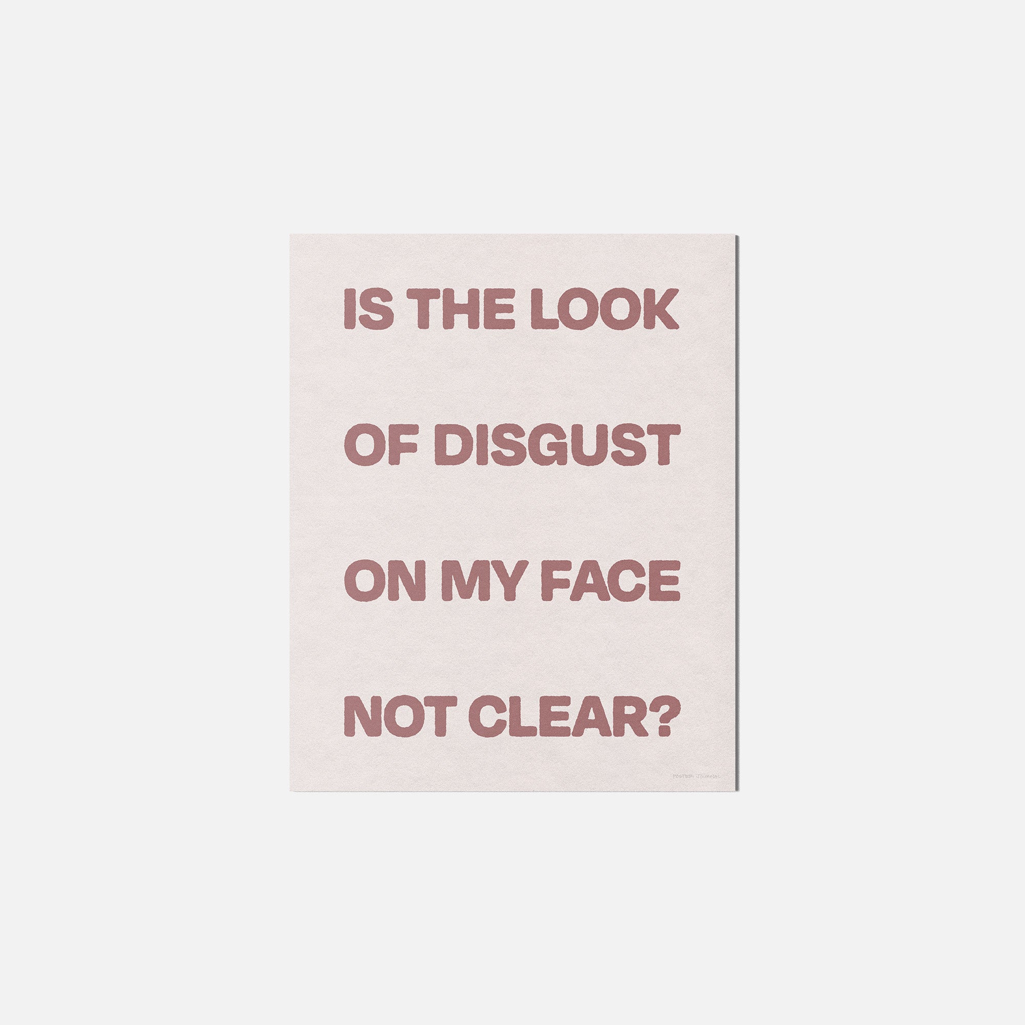 DISGUST PRINT
