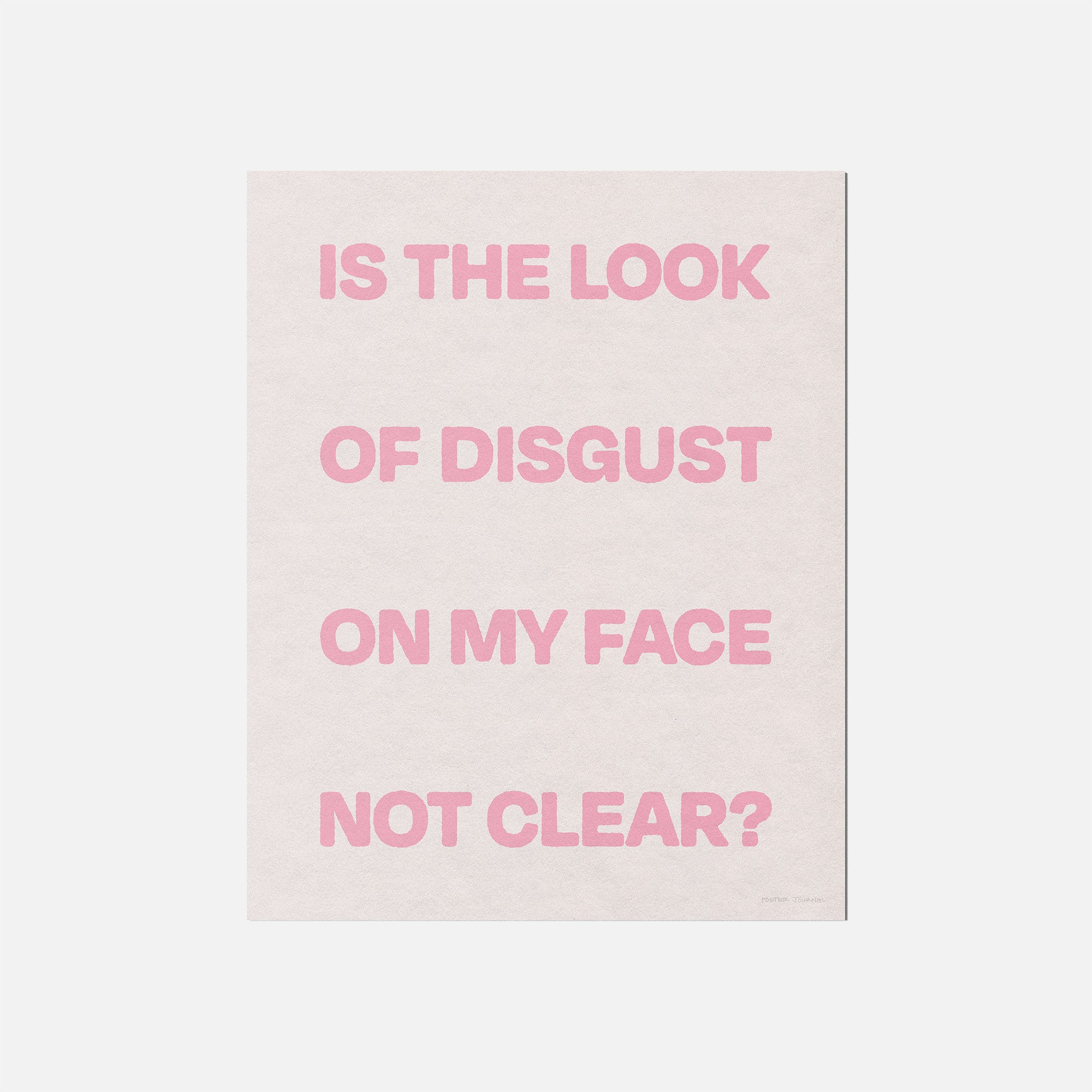 DISGUST PRINT