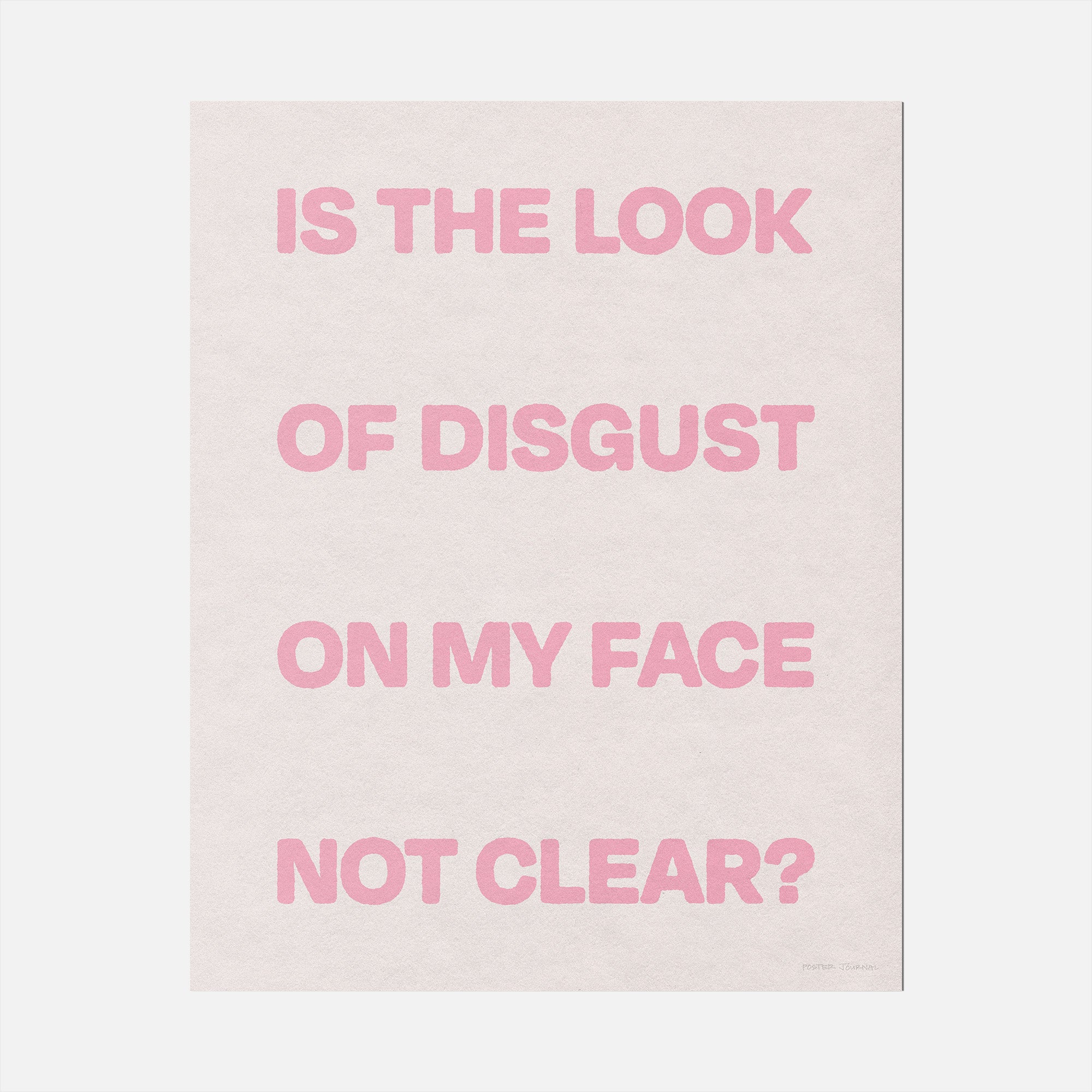 DISGUST PRINT