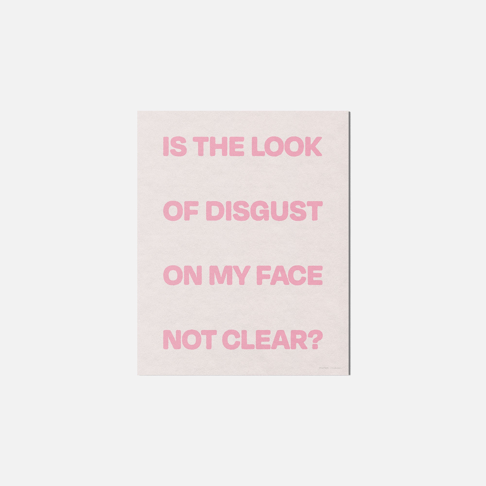 DISGUST PRINT