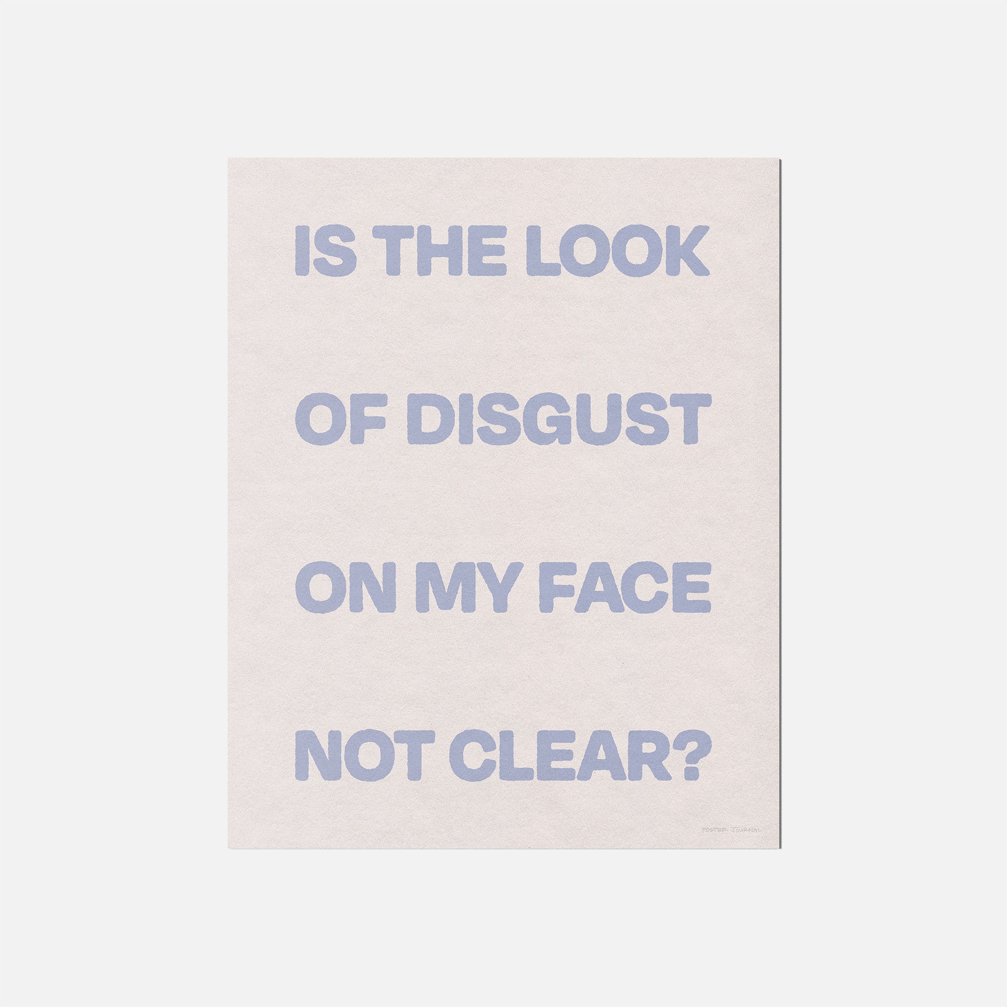DISGUST PRINT