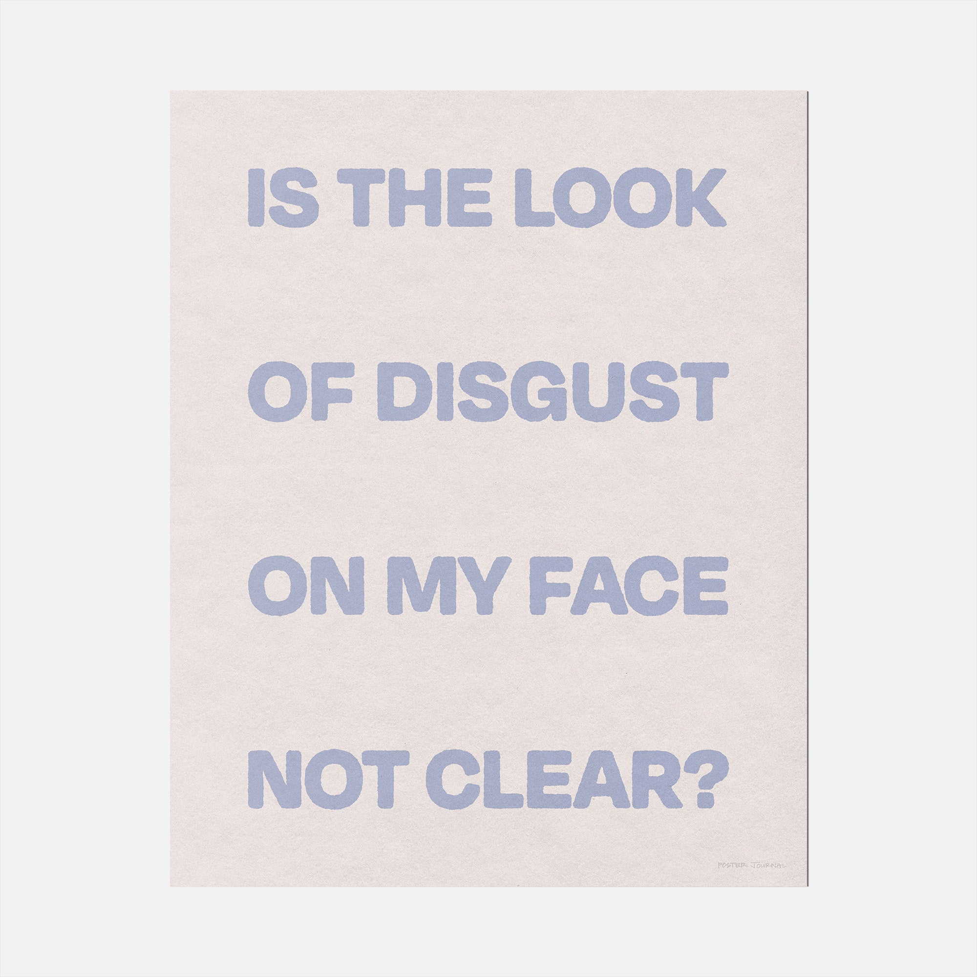 DISGUST PRINT