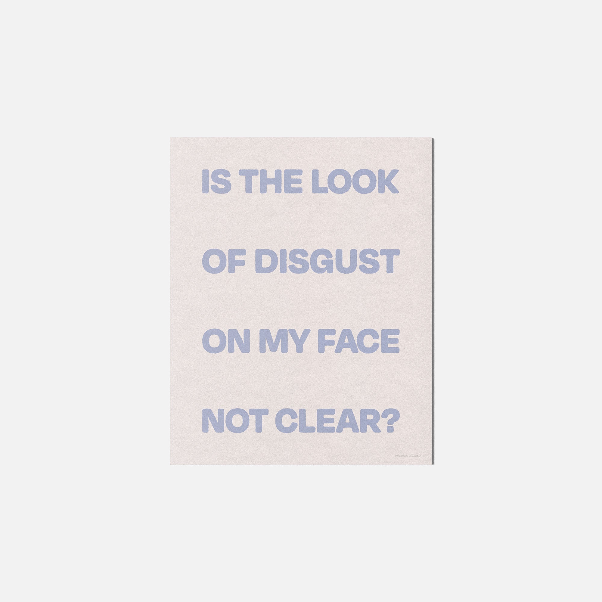 DISGUST PRINT