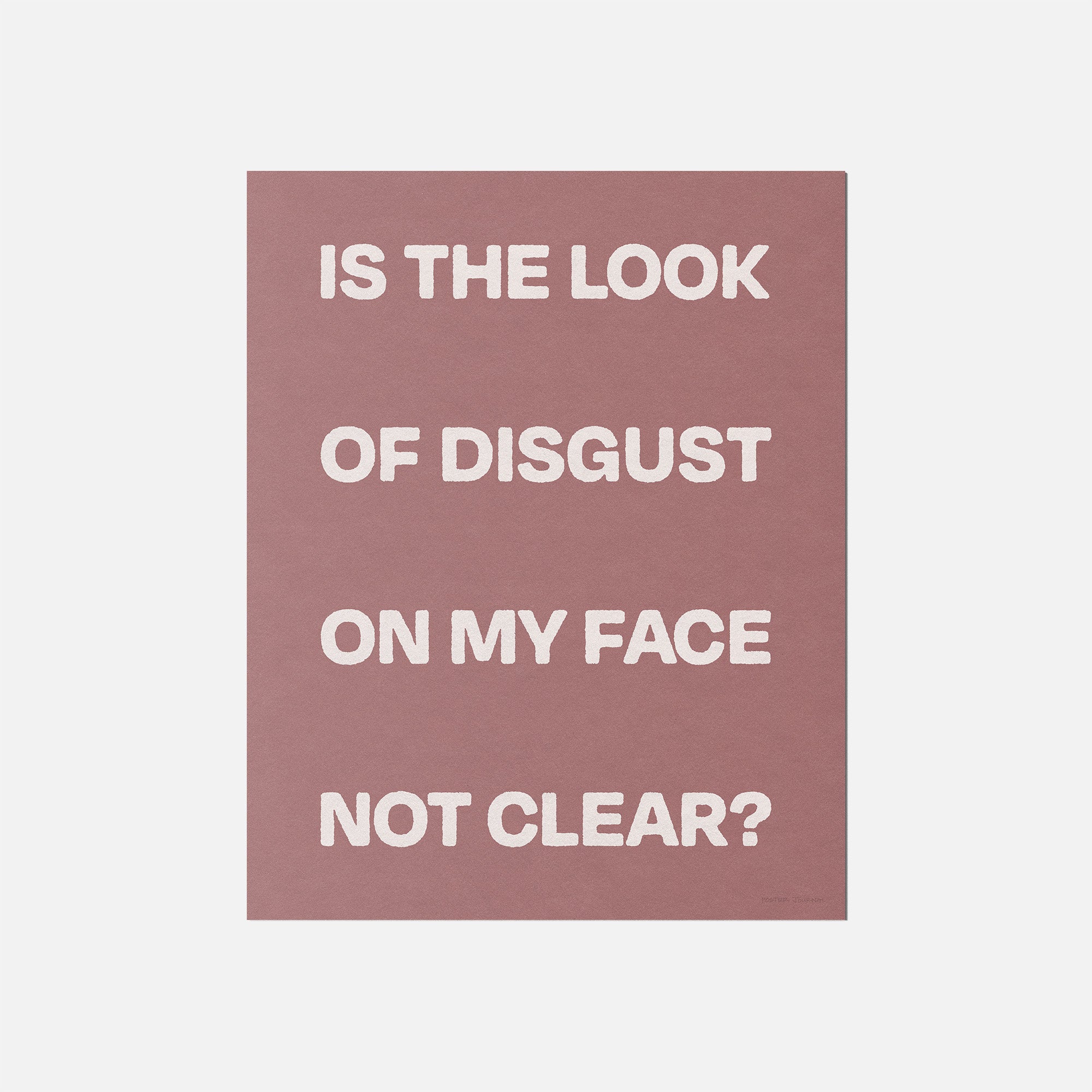 DISGUST PRINT