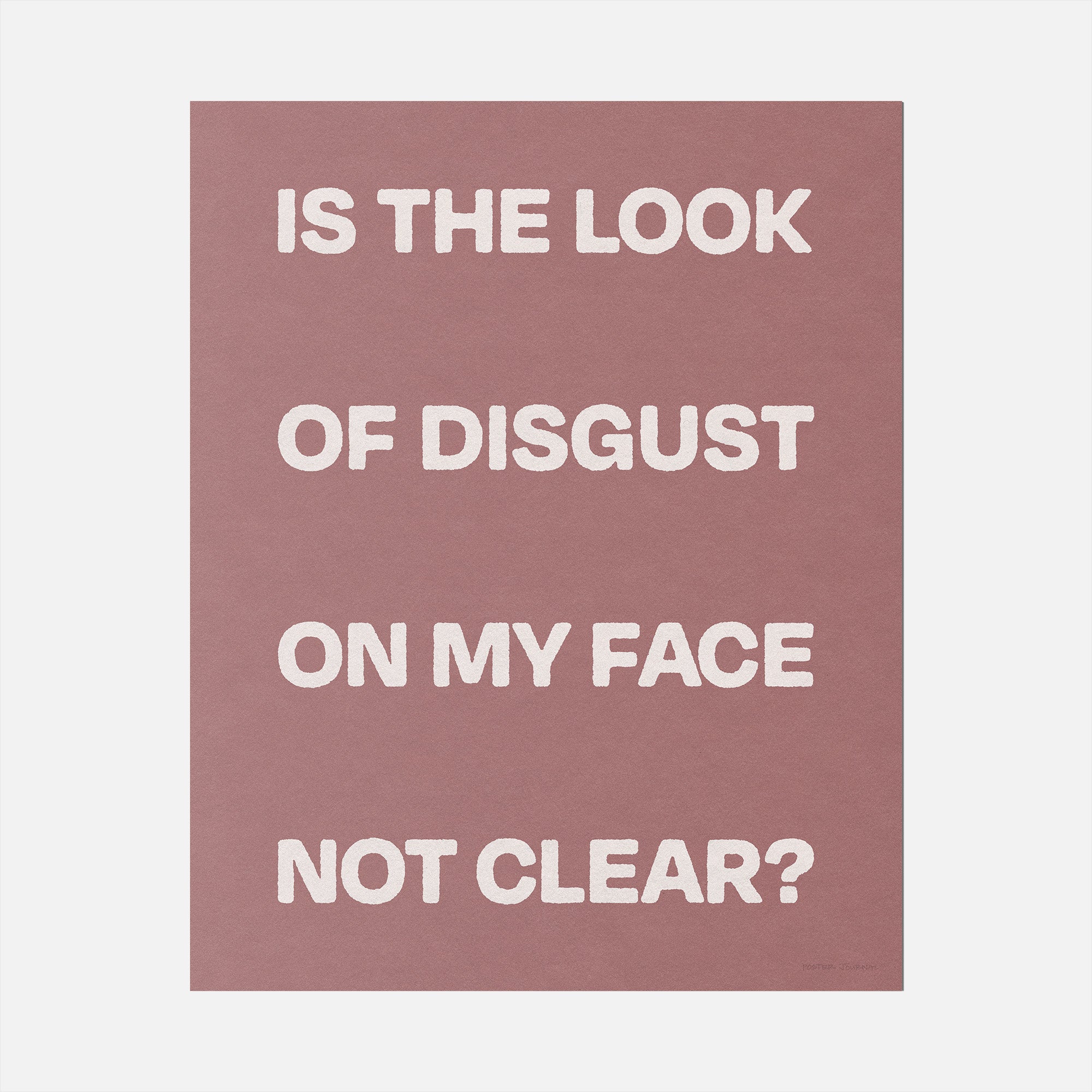 DISGUST PRINT