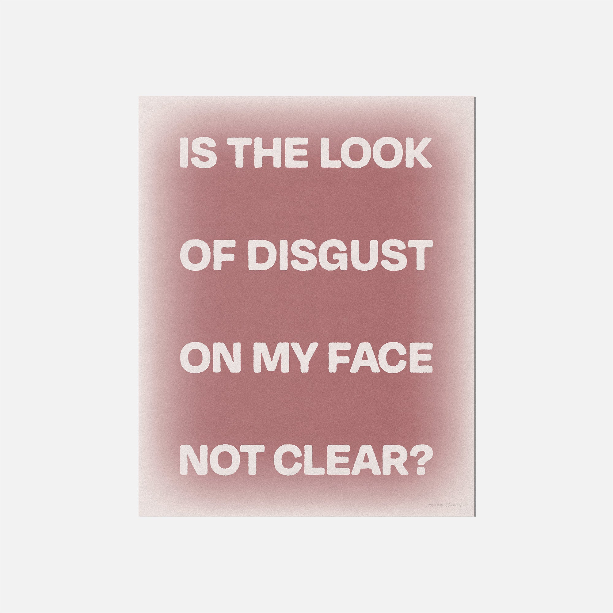 DISGUST PRINT