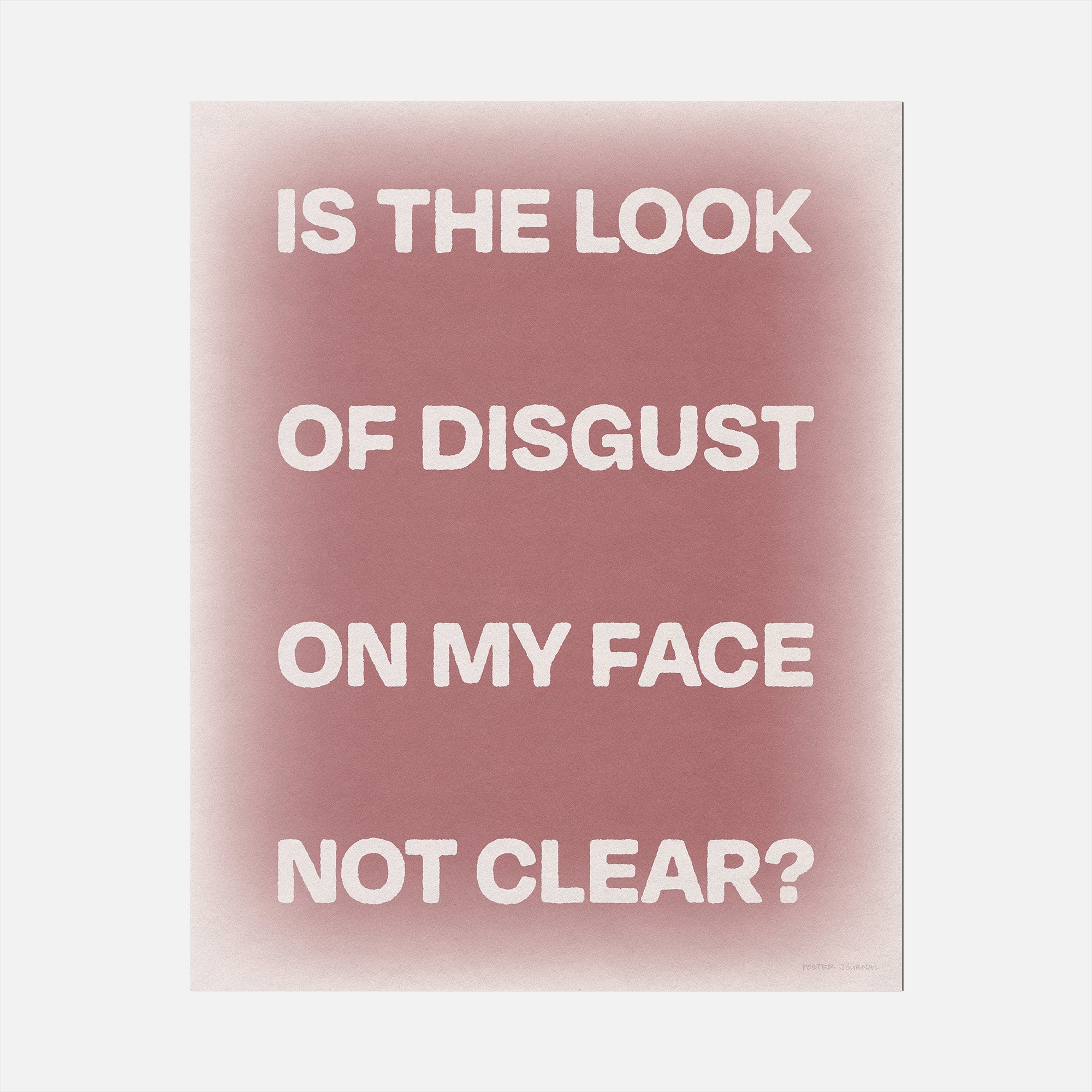 DISGUST PRINT