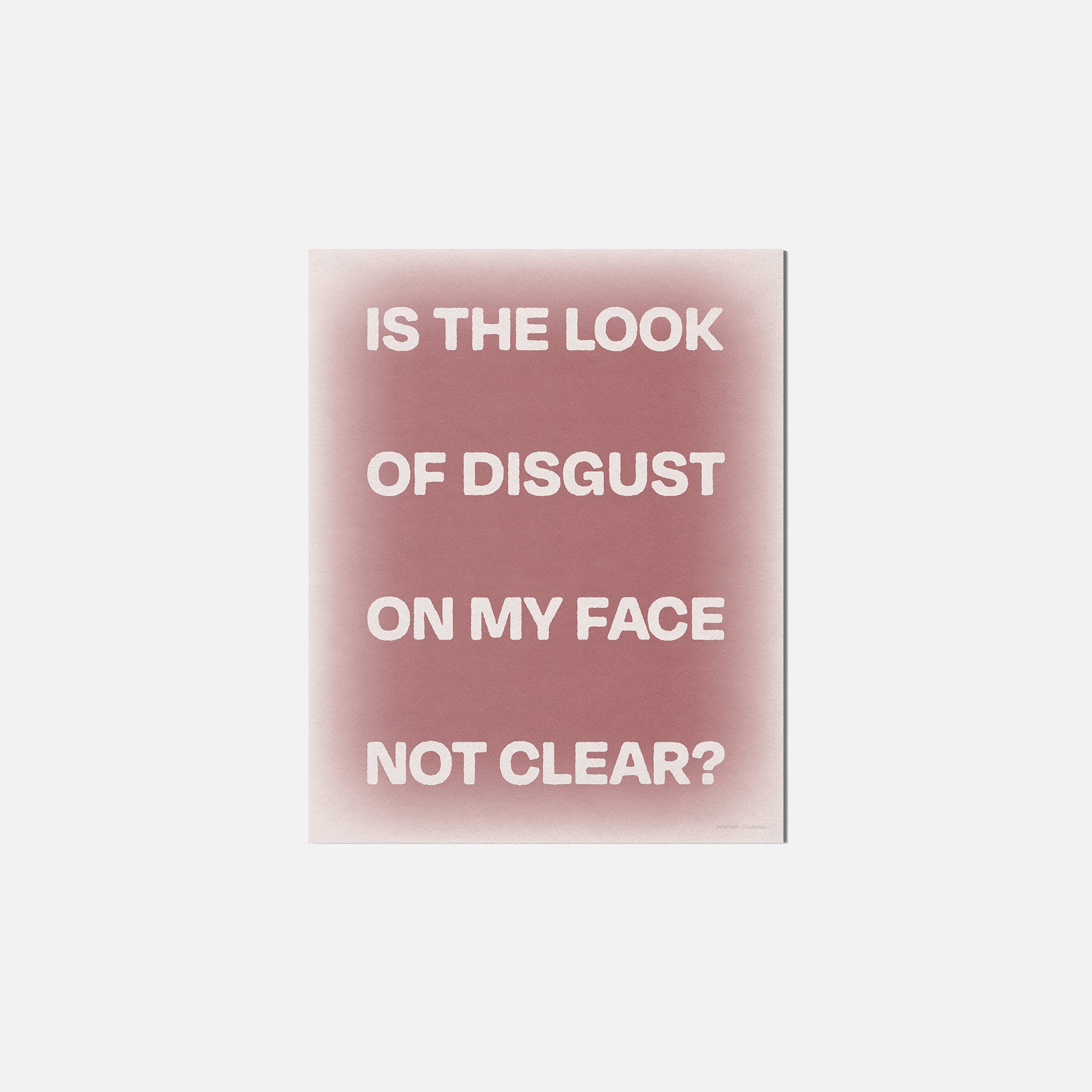 DISGUST PRINT