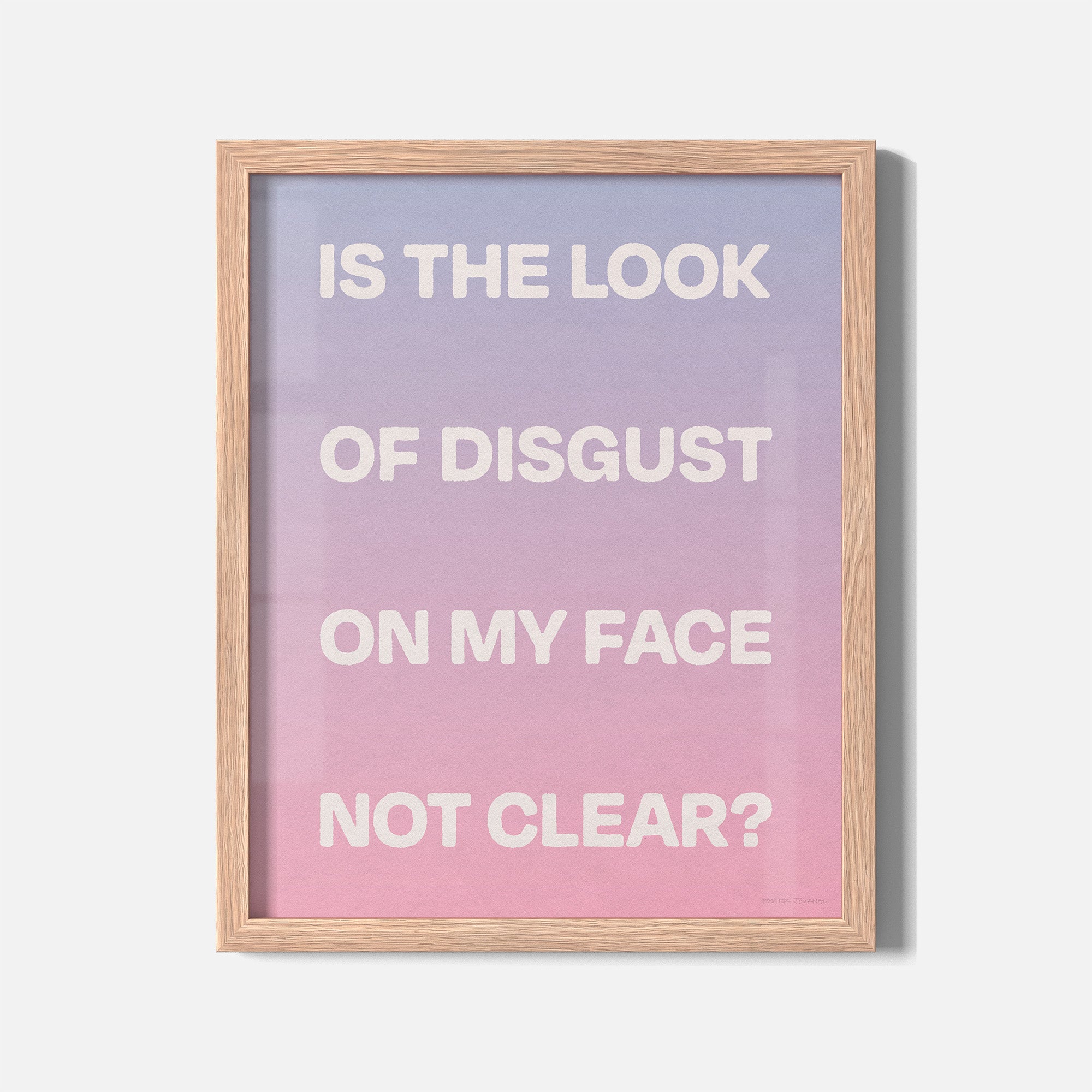 DISGUST PRINT