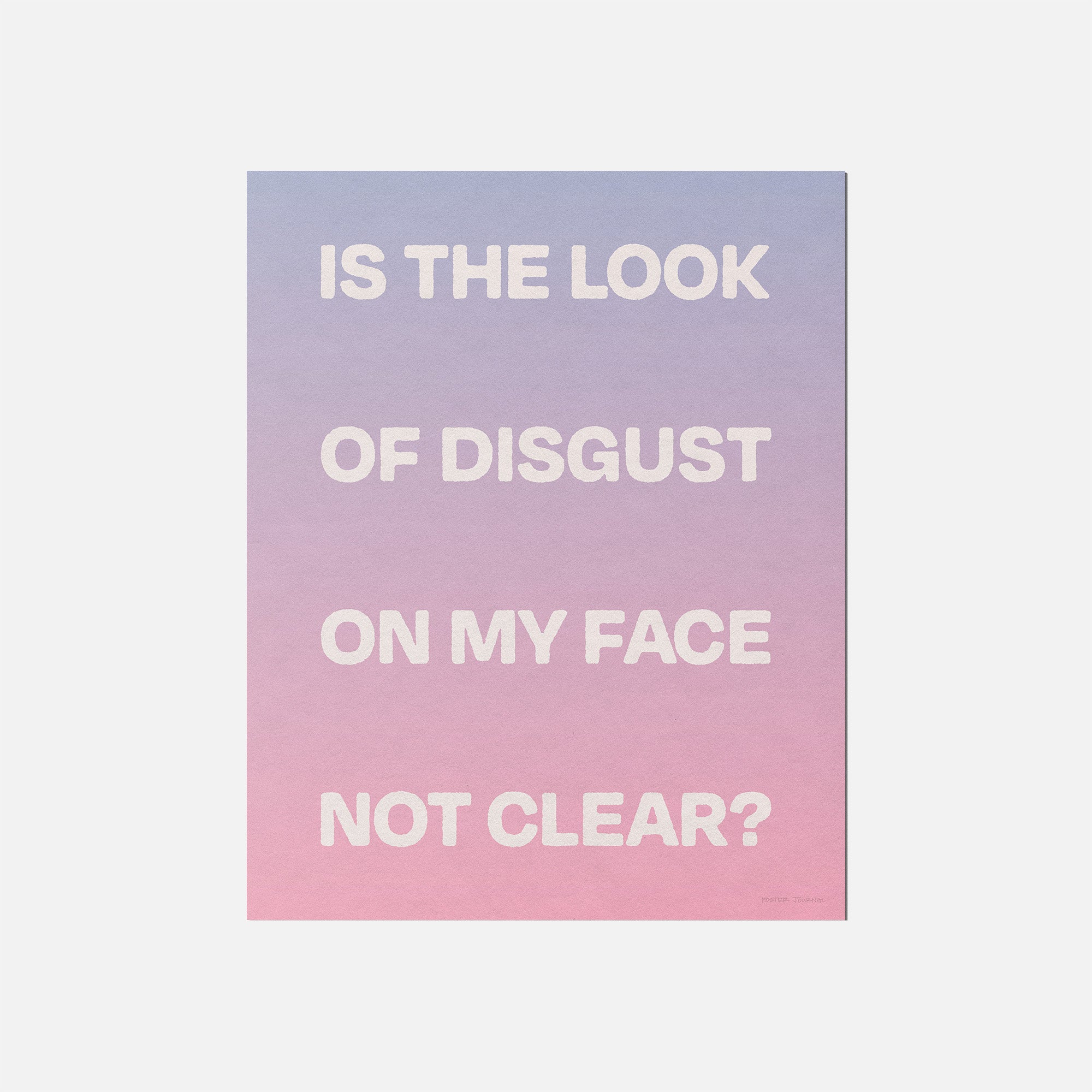 DISGUST PRINT