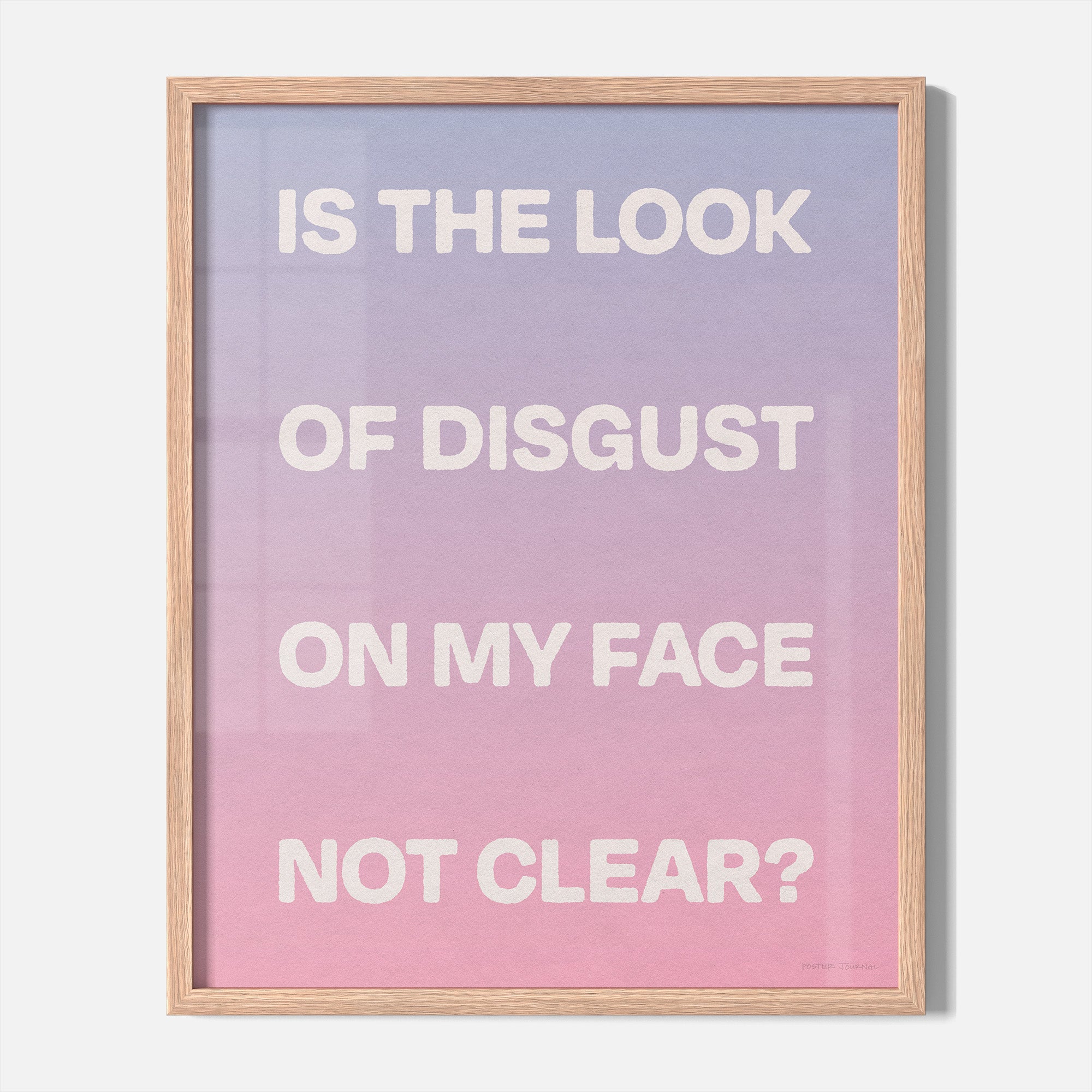 DISGUST PRINT