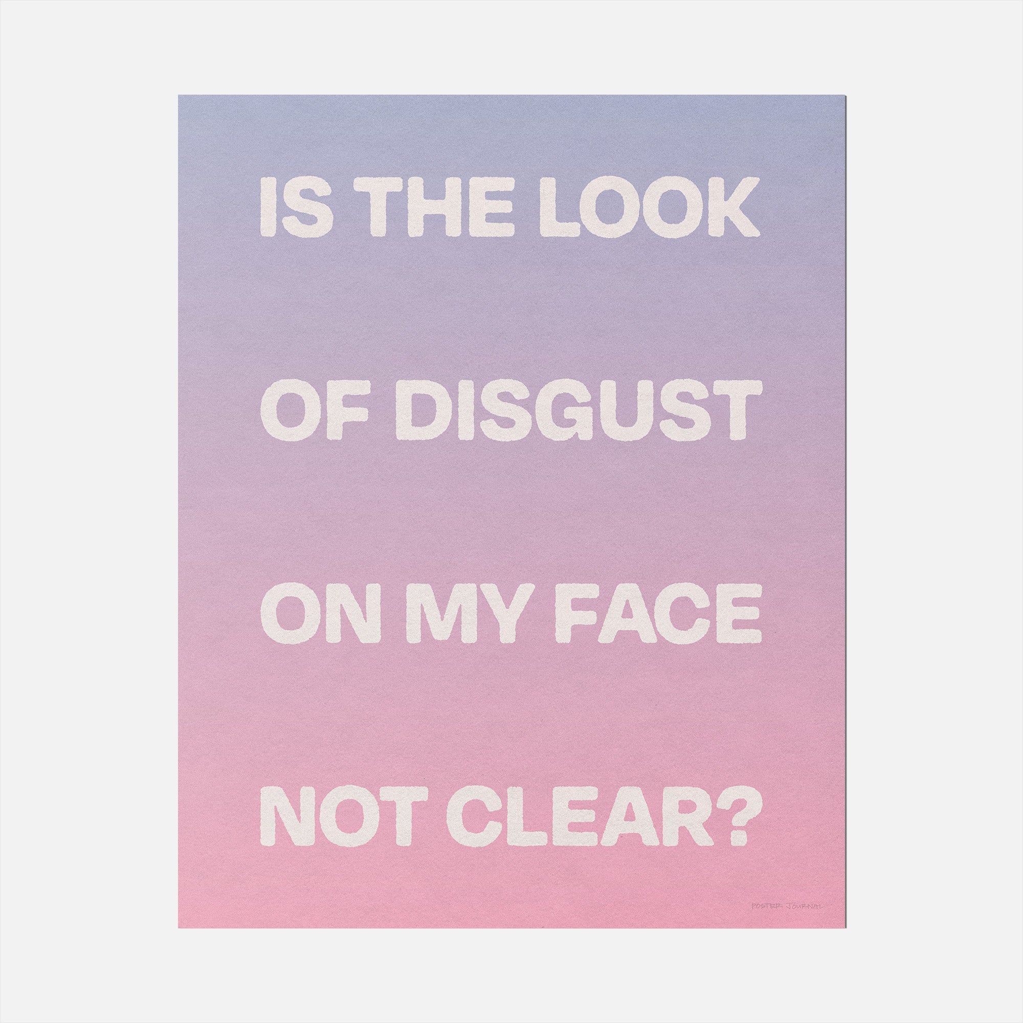 DISGUST PRINT