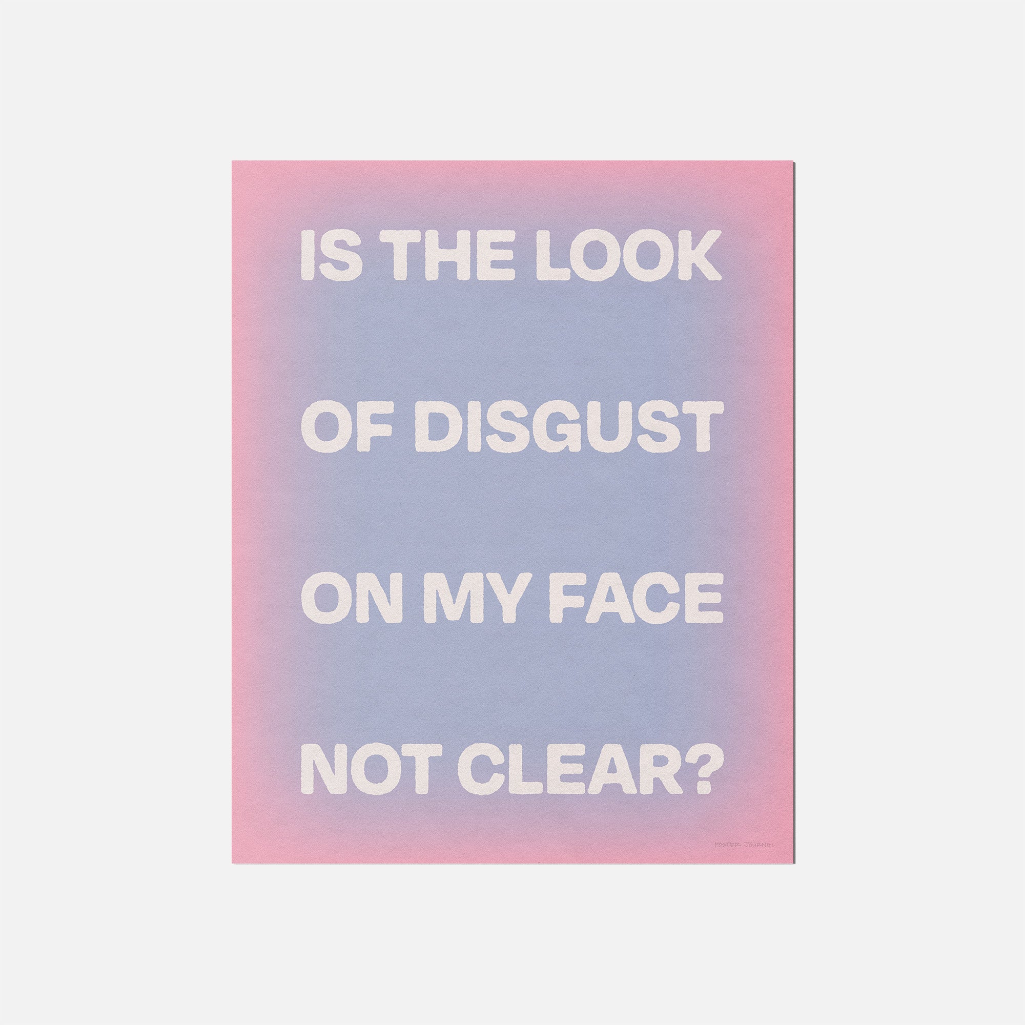 DISGUST PRINT