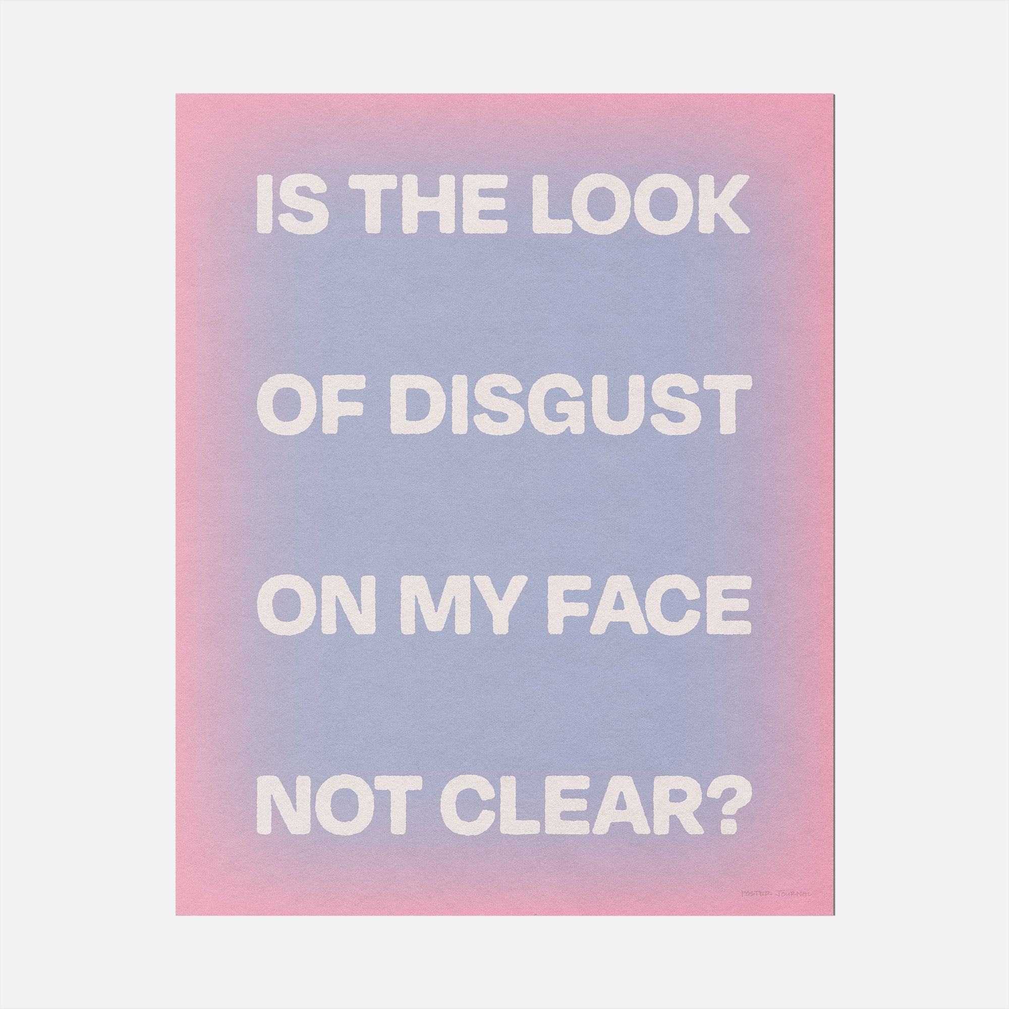 DISGUST PRINT