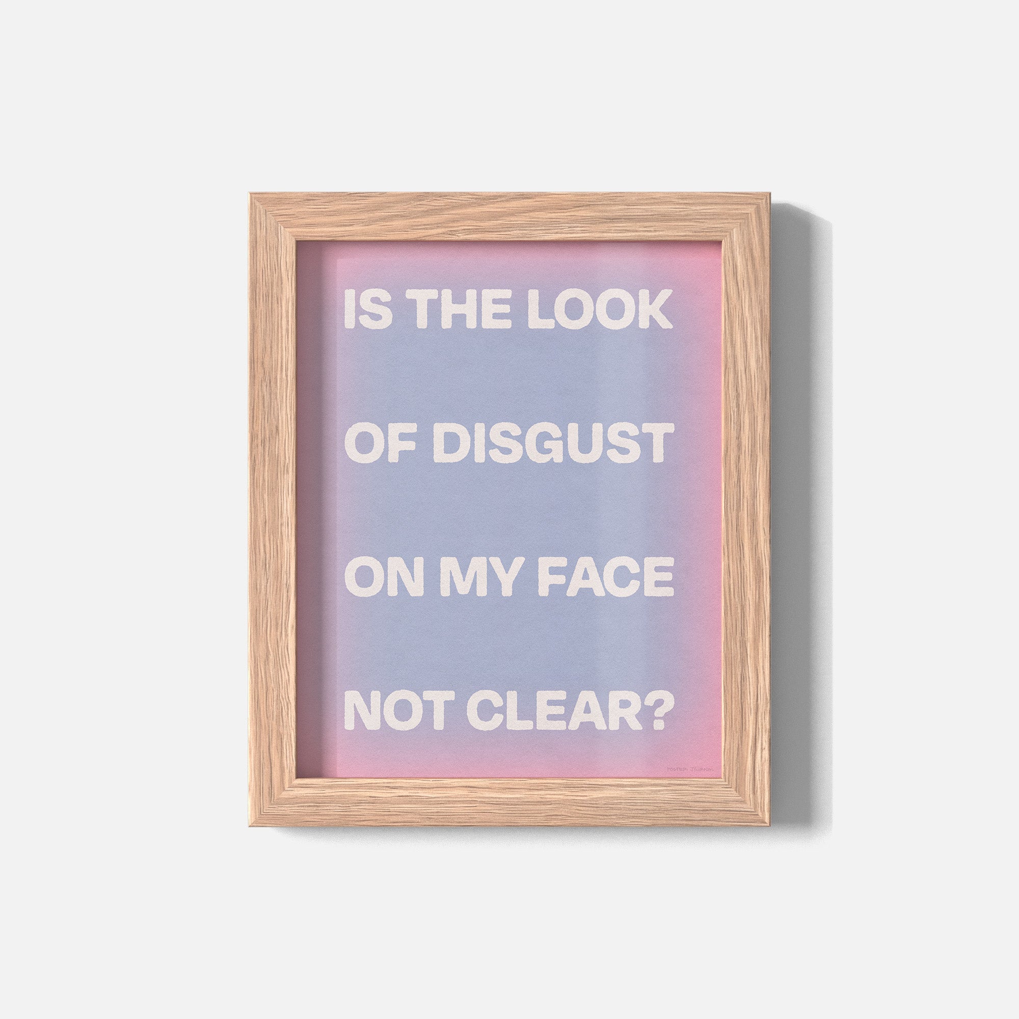 DISGUST PRINT