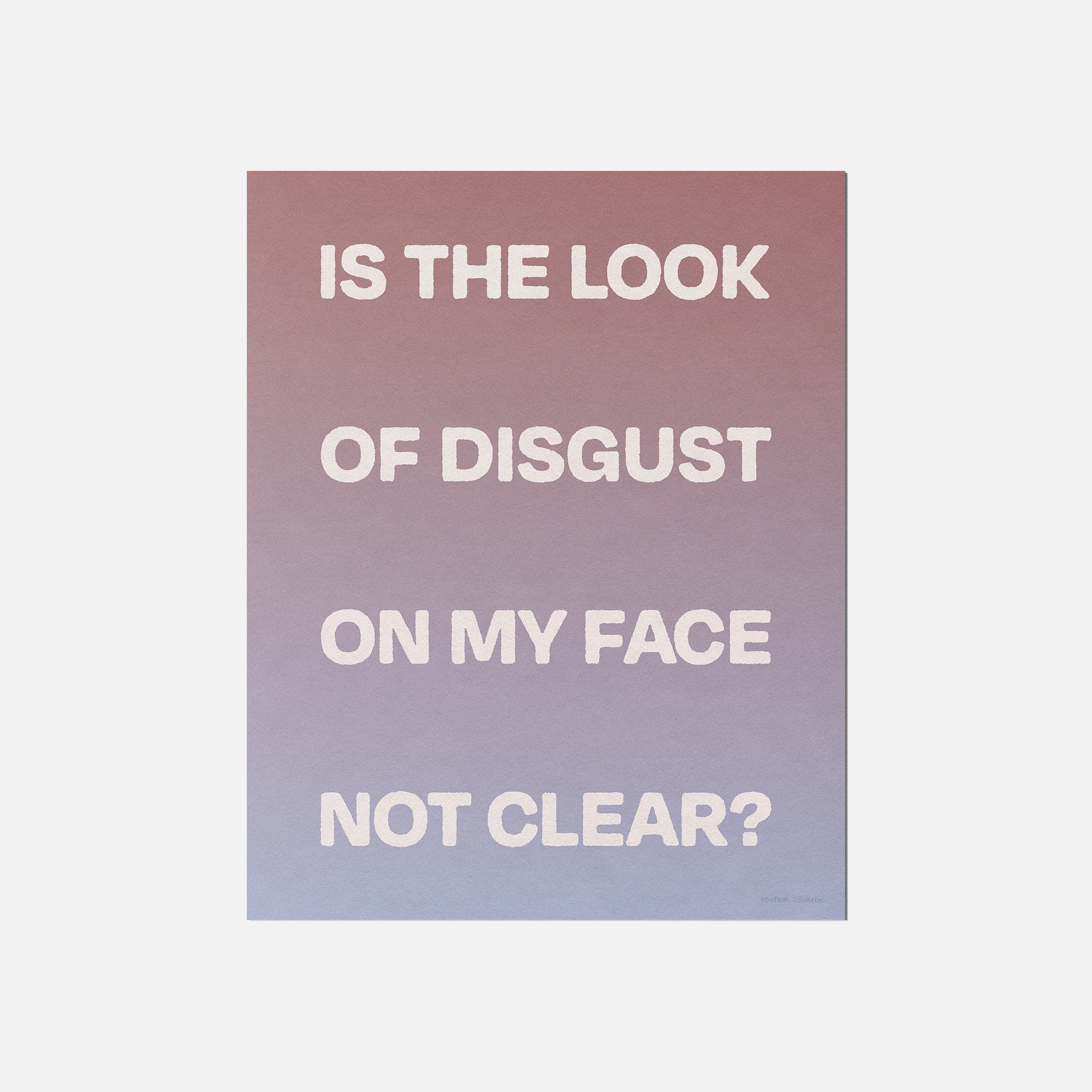 DISGUST PRINT