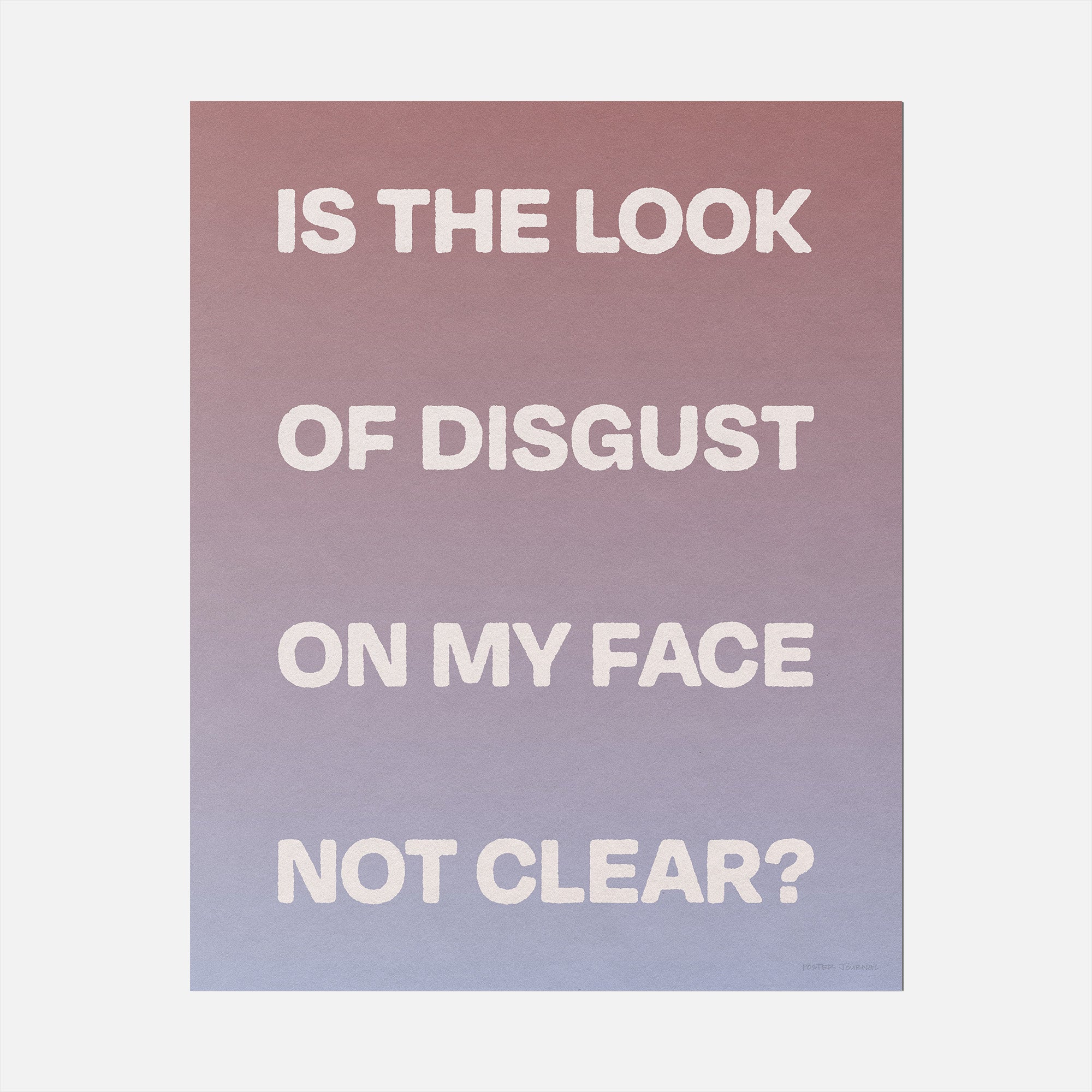 DISGUST PRINT