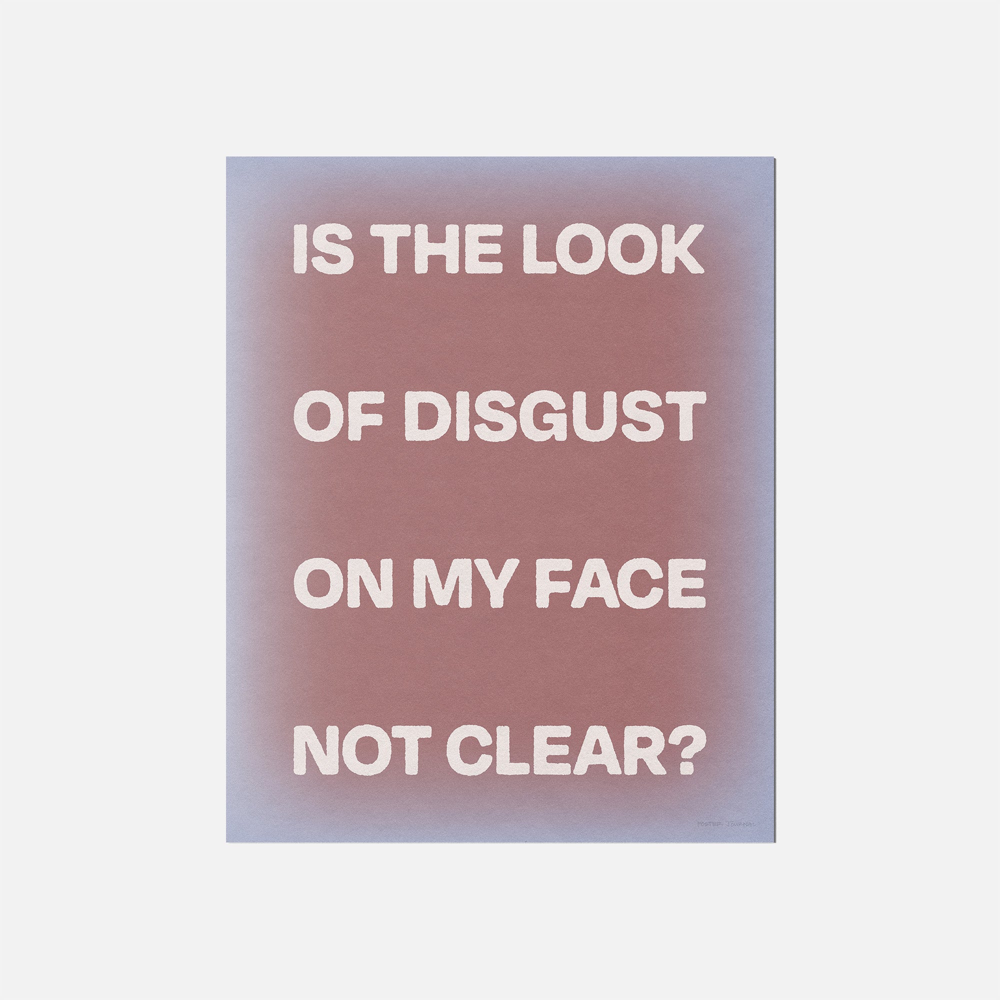 DISGUST PRINT
