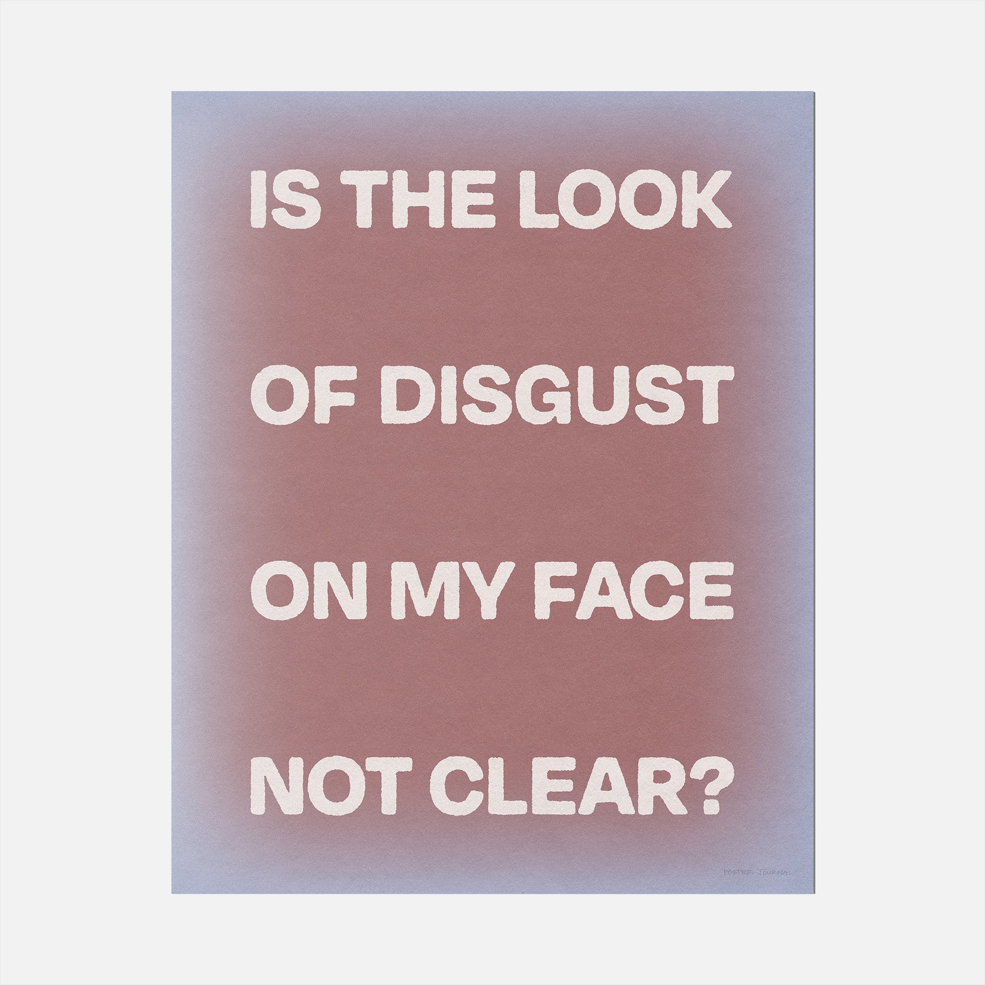 DISGUST PRINT