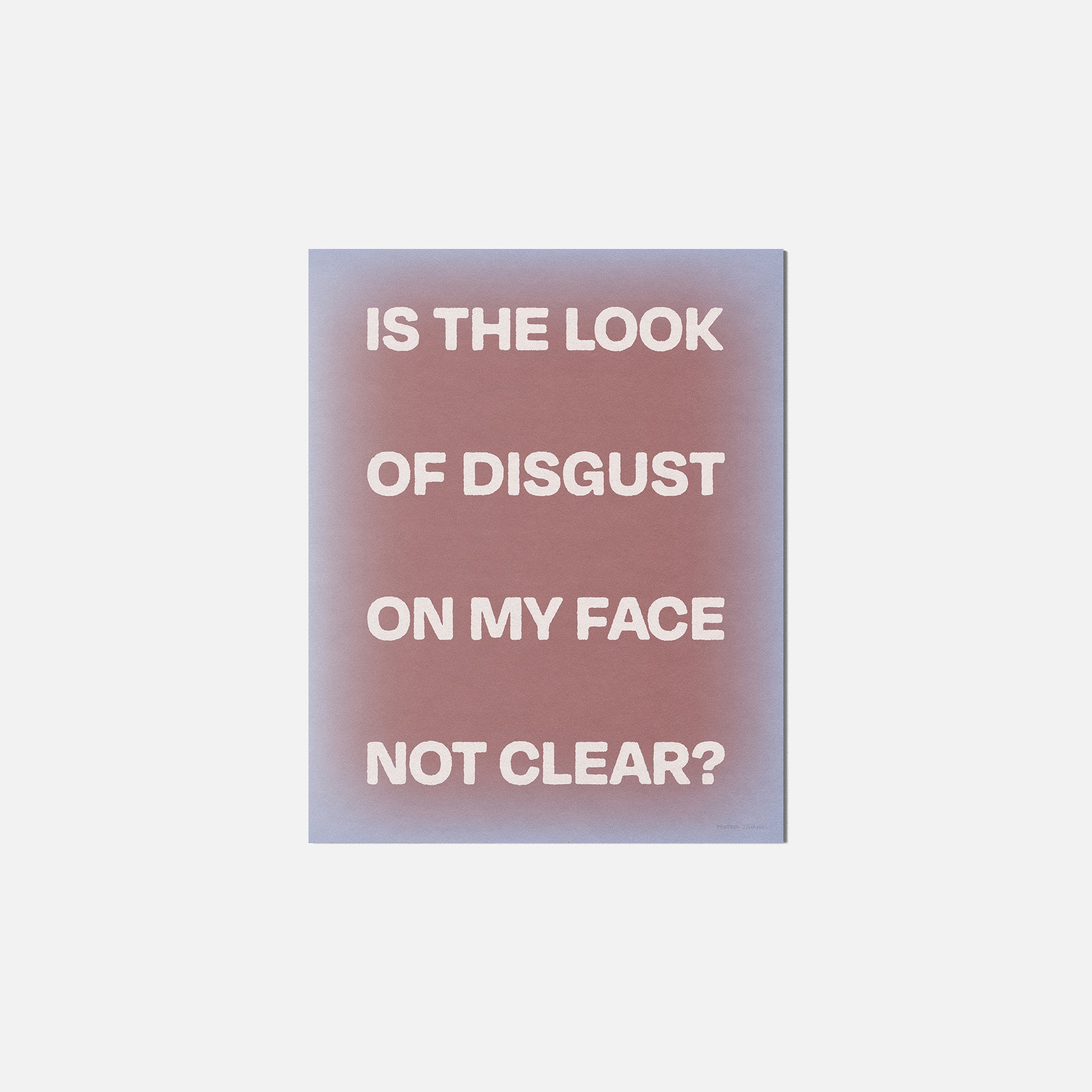 DISGUST PRINT