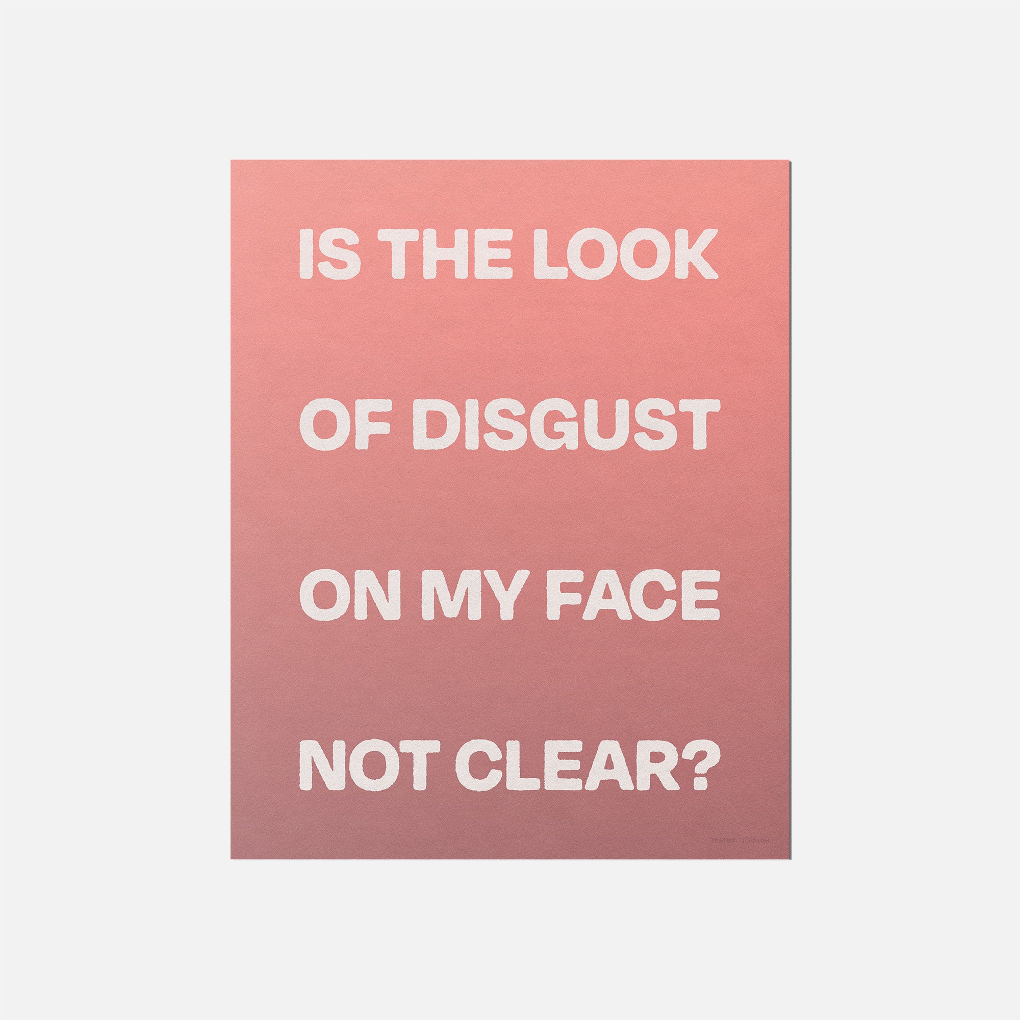 DISGUST PRINT
