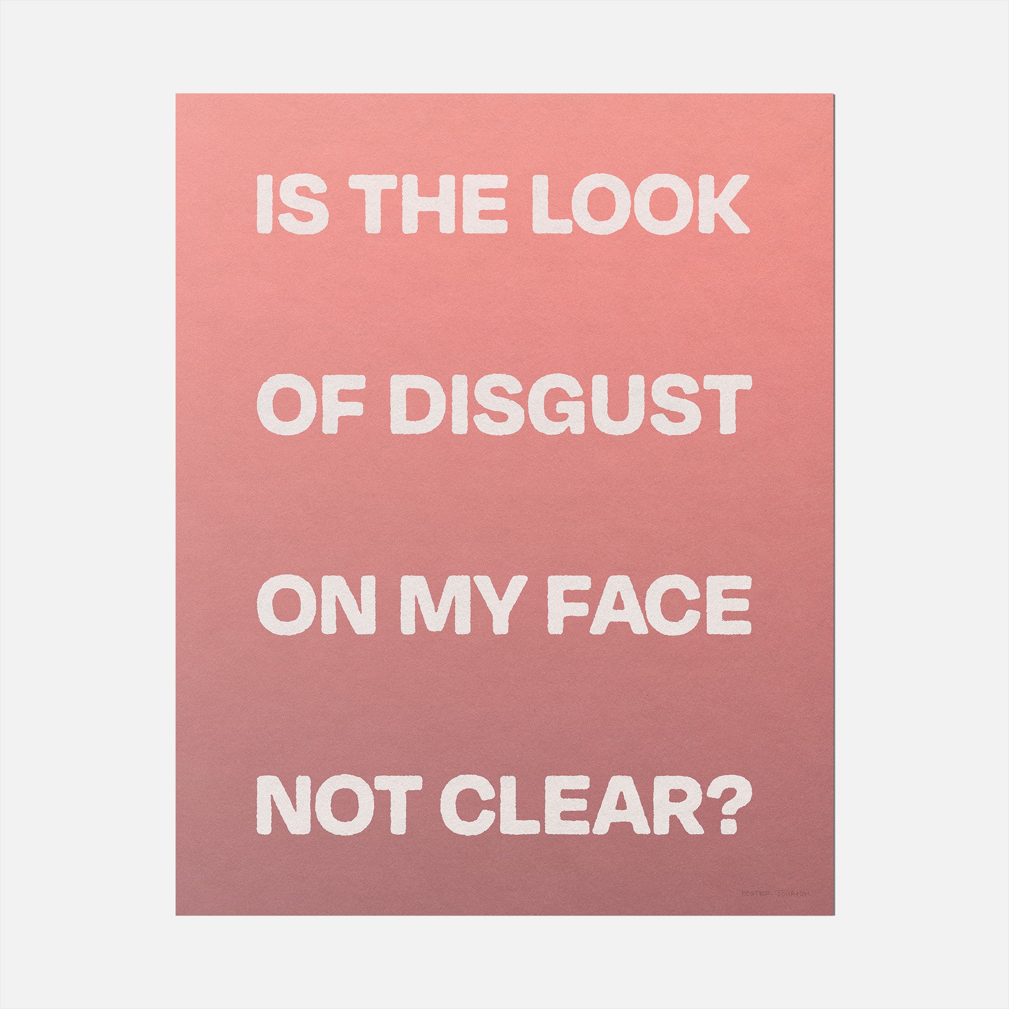 DISGUST PRINT