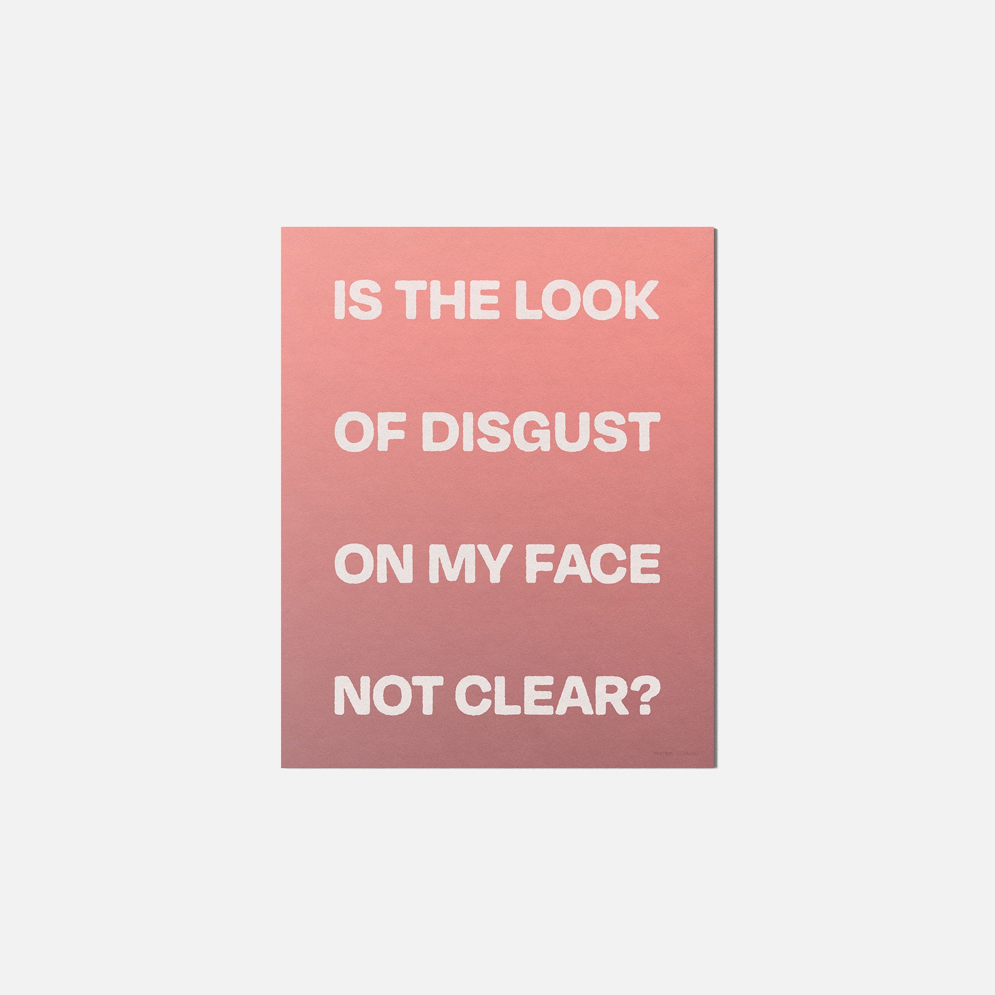 DISGUST PRINT